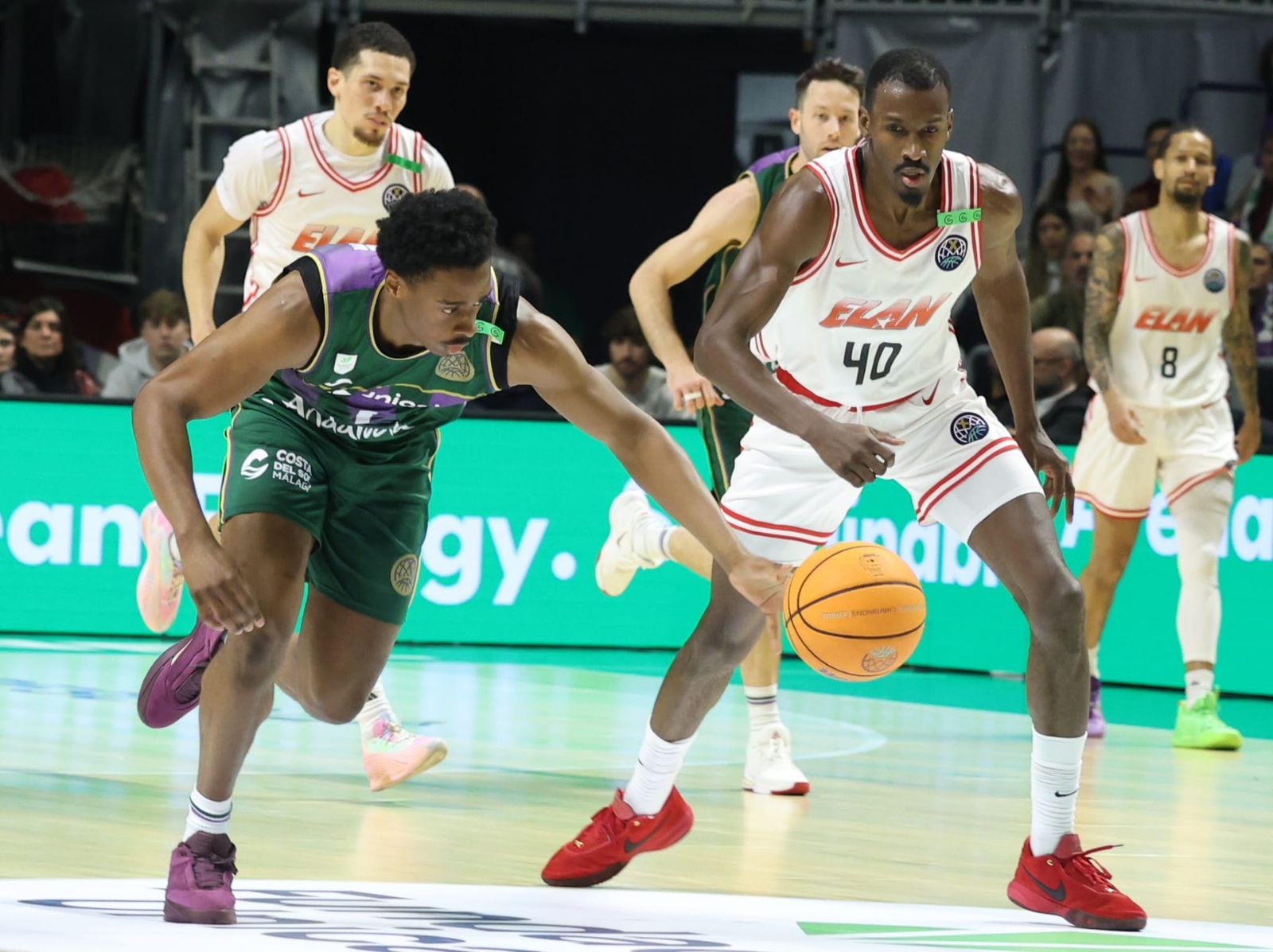 El Unicaja-Elan Chalon, en fotos