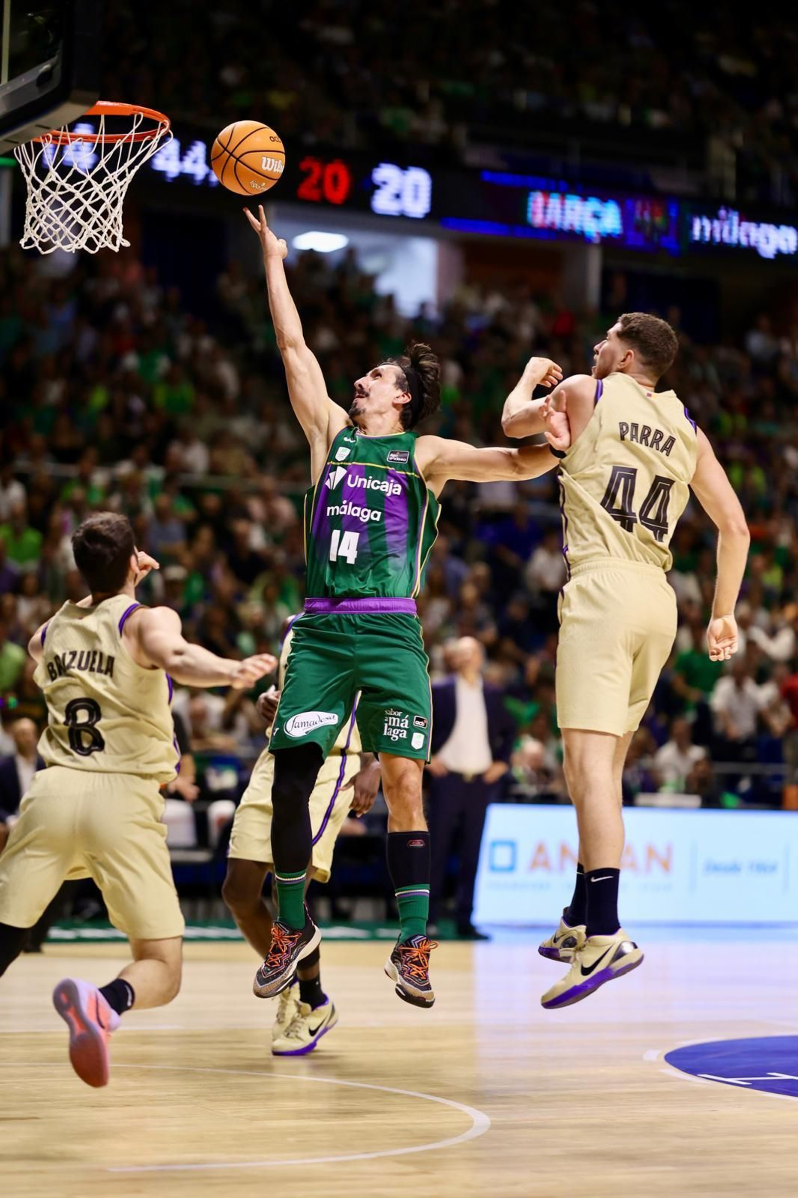 Las fotos del Unicaja-Barcelona