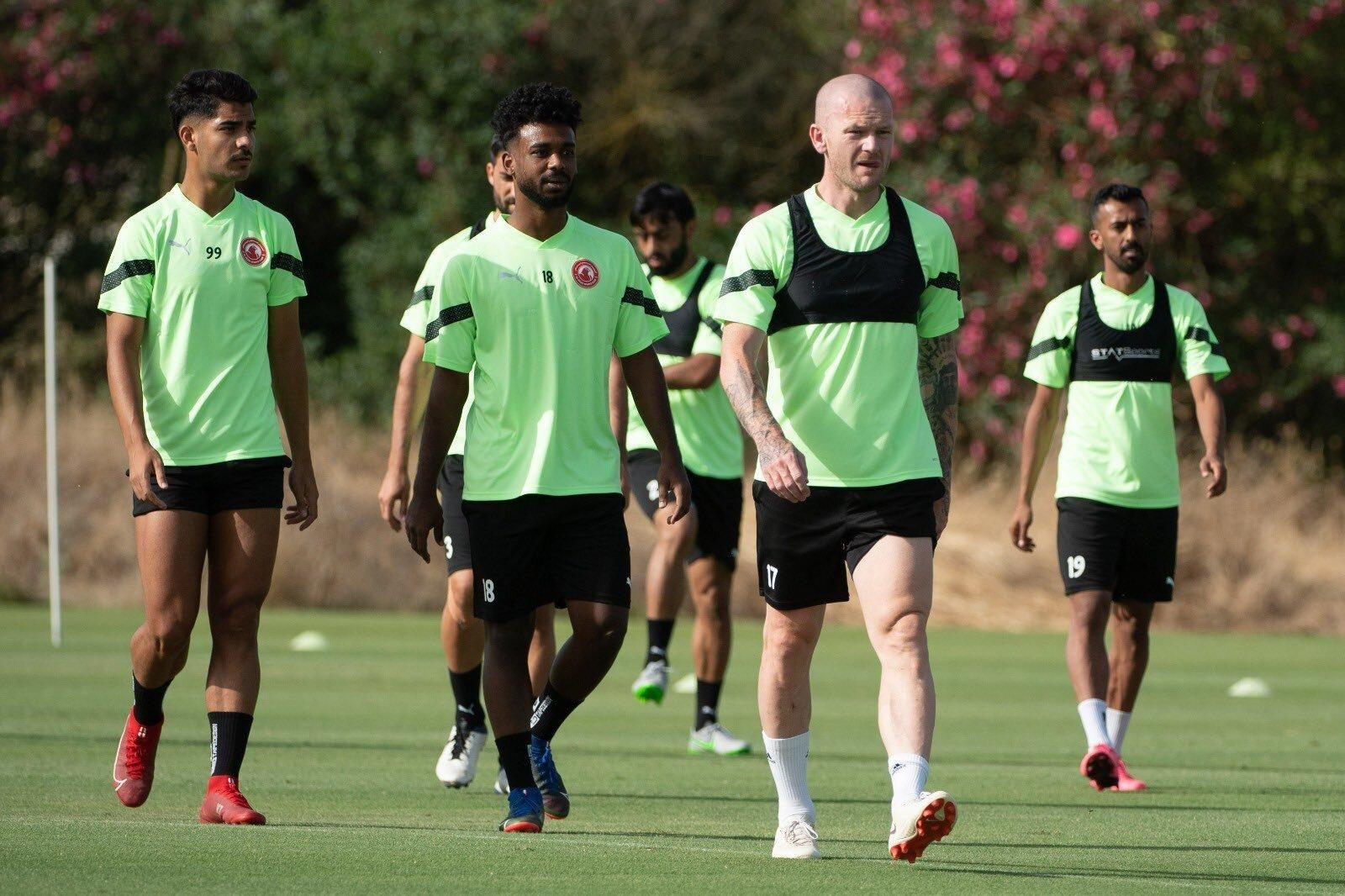 El Al-Arabi se ejercita en Jerez.