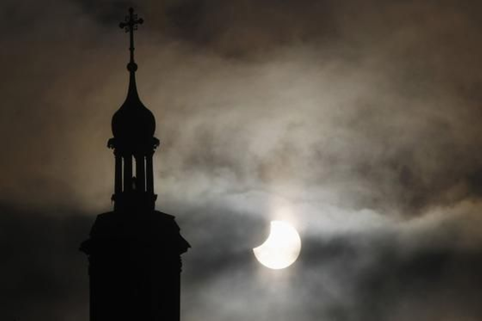 El primer eclipse del año.

Foto: AFP/Reuters