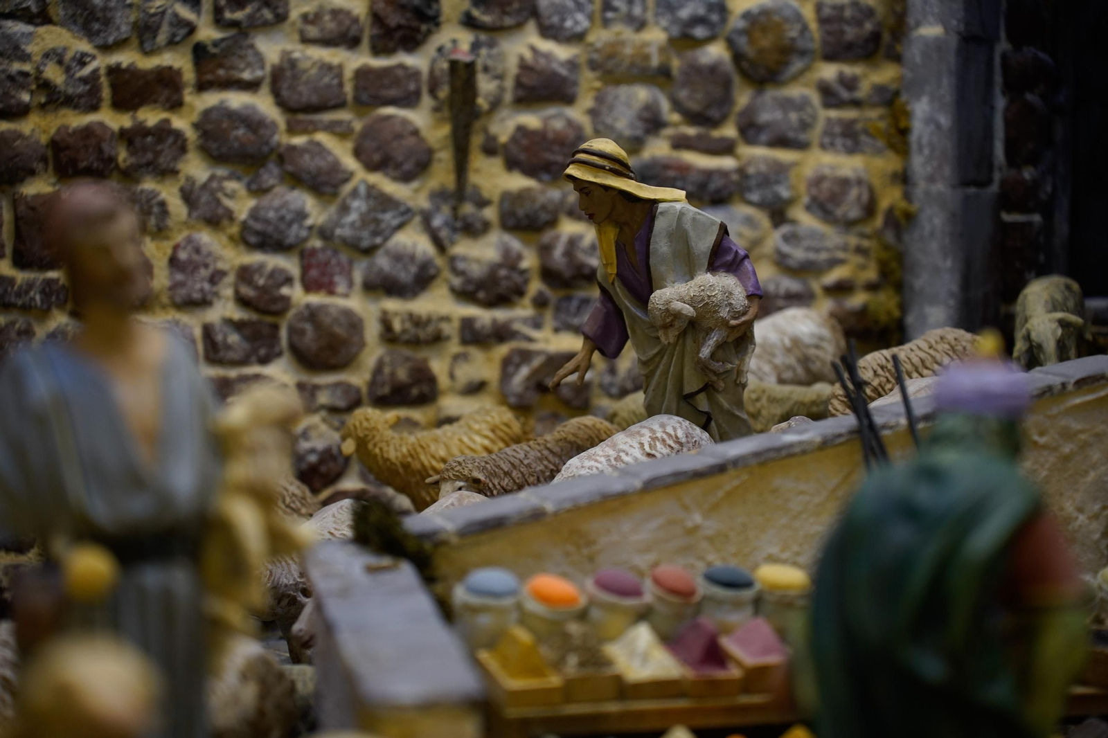 Fotos del Belén de la Asociación de Belenistas de Algeciras `Oro, Incienso y Mirra´, en la Sala del Mercado Hotel Garrido