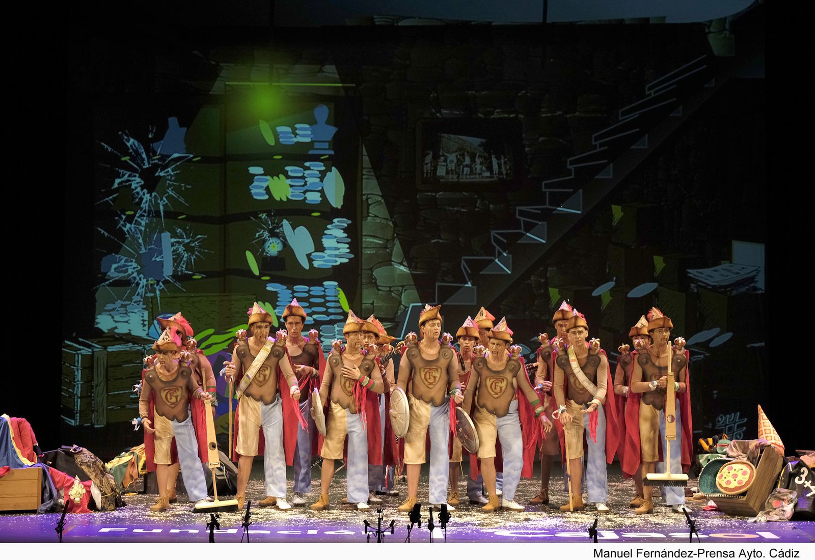 Comparsa 'Los abandonaos'