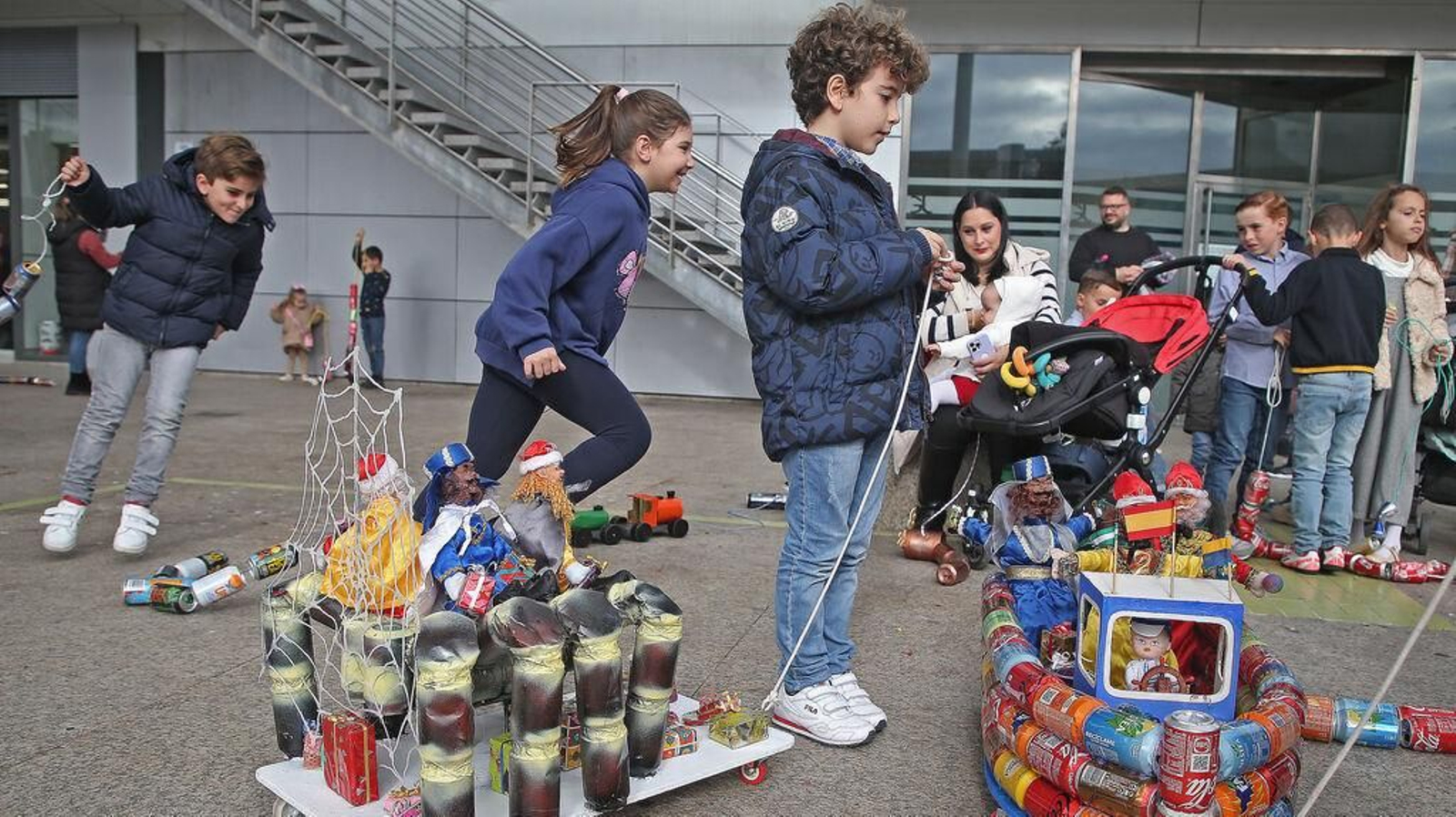 Arrastre de Latas en Algeciras.