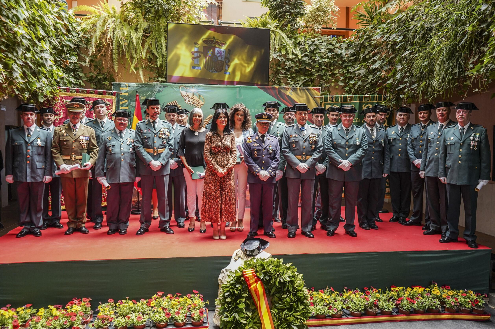 Conmemoración del 179 aniversario de la  fundación de la Guardia Civil, en imágenes
