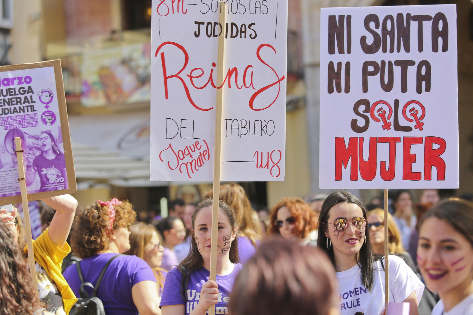 8M Día de la Mujer. Concentración en la Plaza de la Constitución