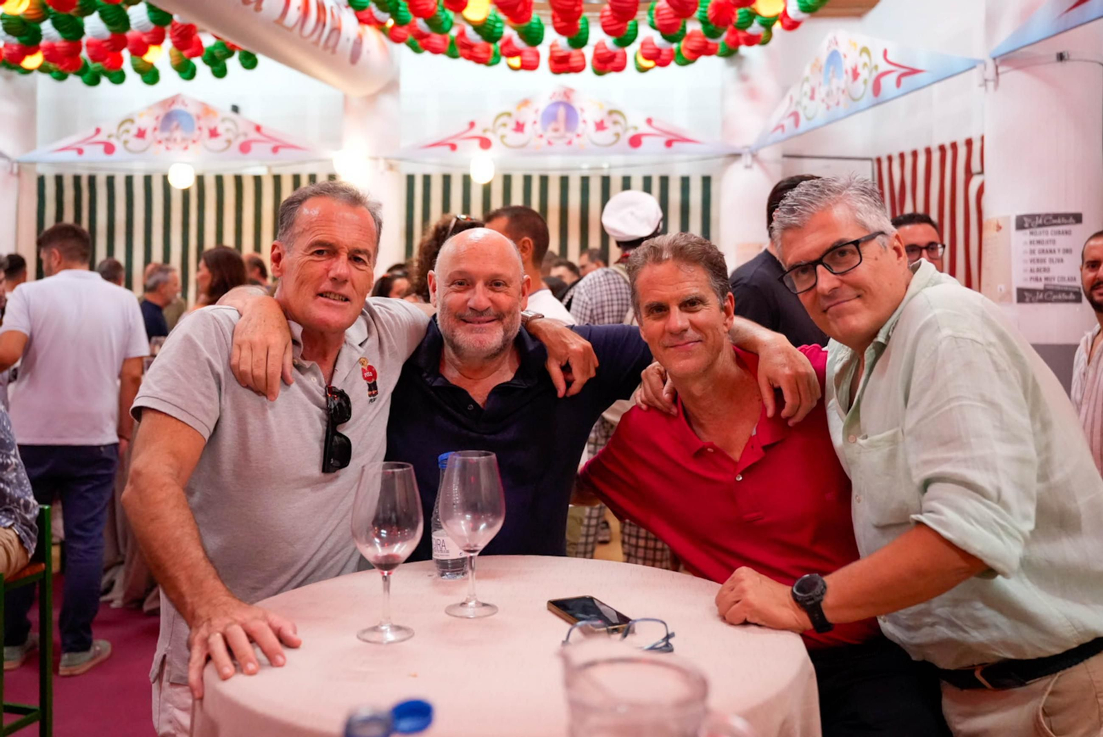 Disfrutando de la feria del mediodía en la jornada del jueves