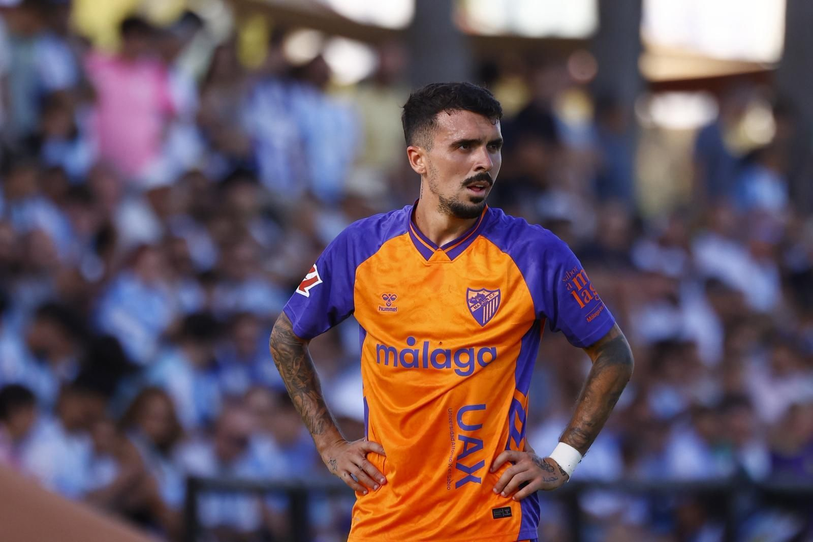 Joaquín Muñoz, en el Málaga CF - Al-Wakrah