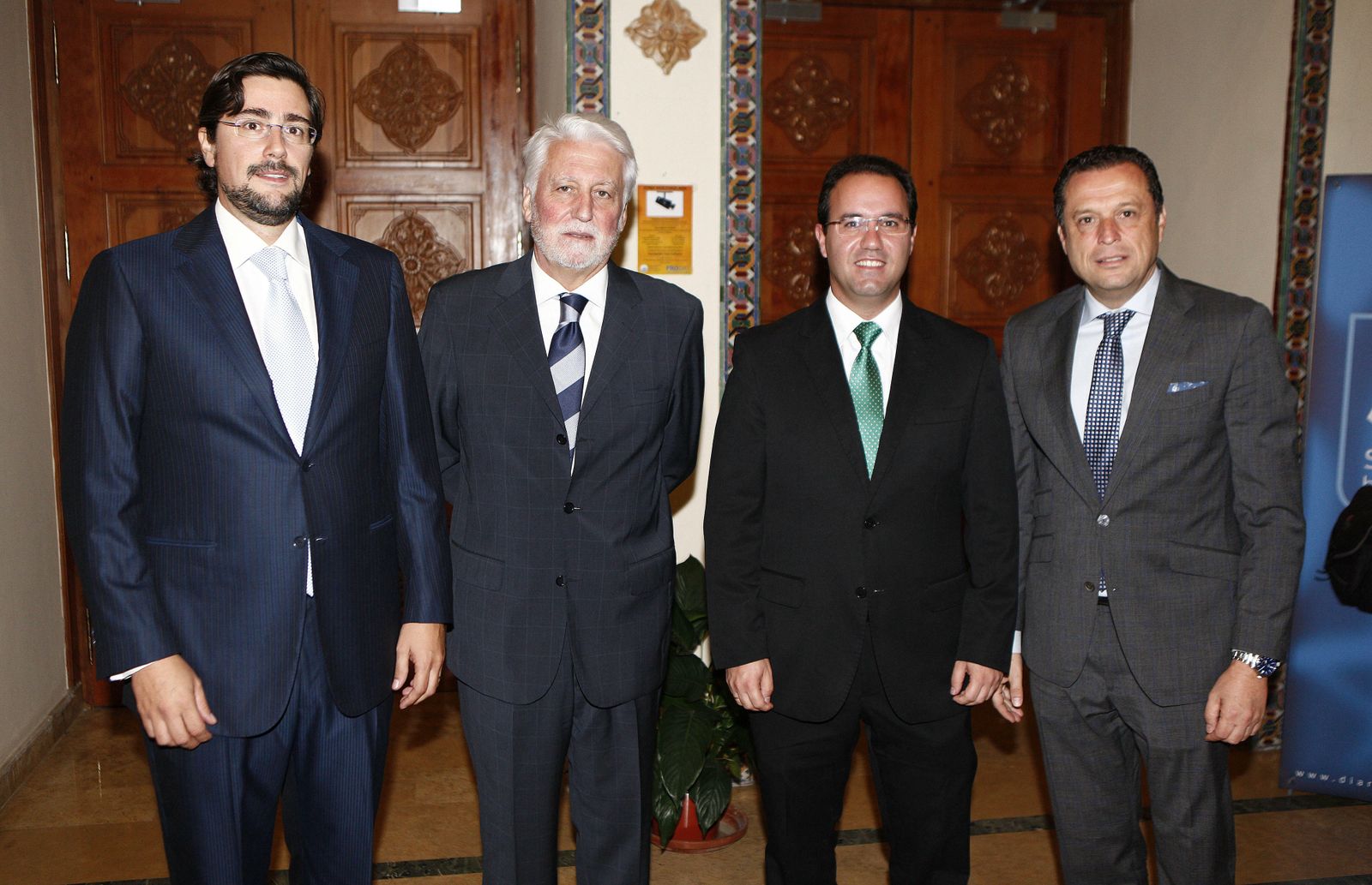 Ignacio Ruiz, Jesús Castiñeiras, José Luis Bonilla y Alejandro Gámez.