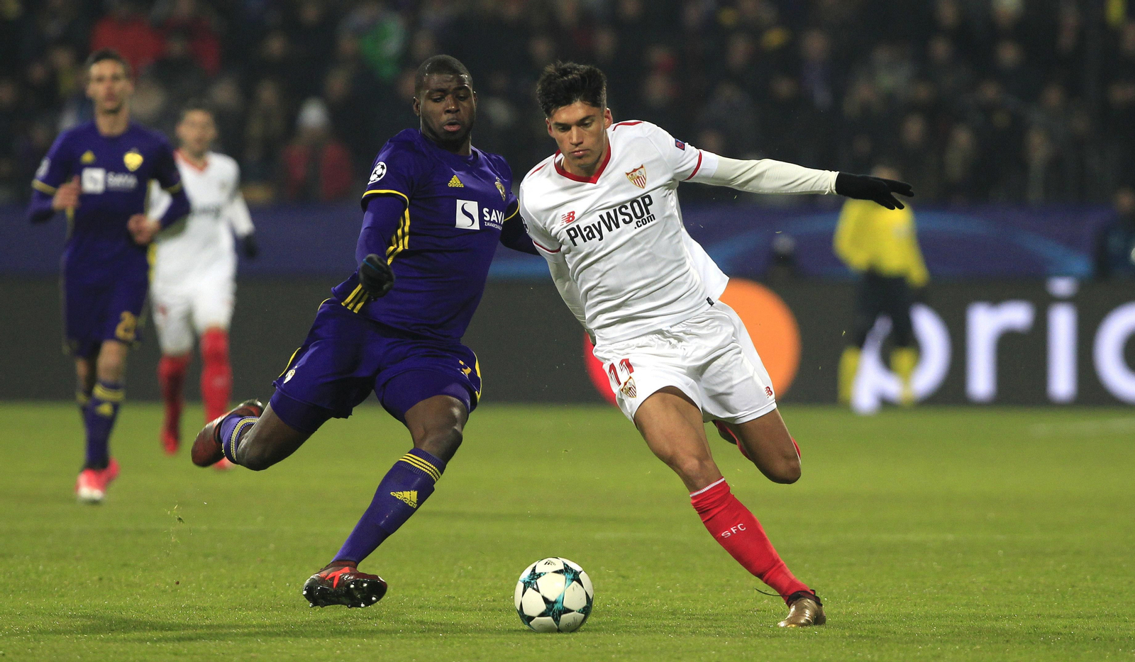 El Maribor-Sevilla FC, en imágenes