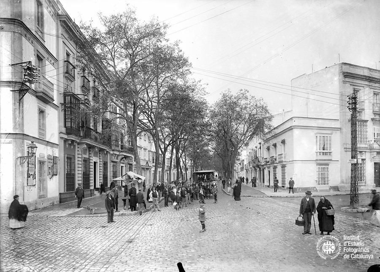 La Porvera en una postal de la fototipia de Thomas, finales del XIX.