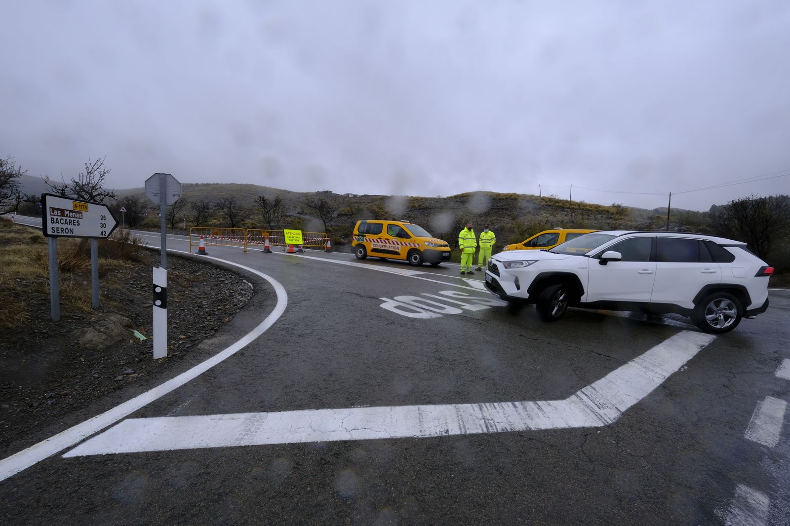 Fotogalería nevada en la Provincia de Almería