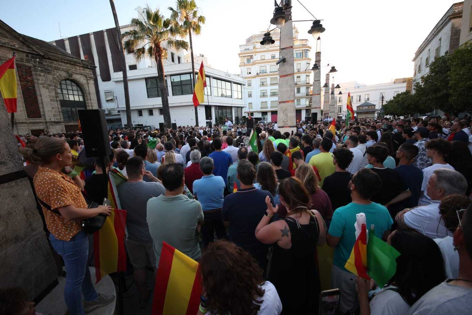 Acto público de Vox en Jerez con Santiago Abascal y Manuel Gavira
