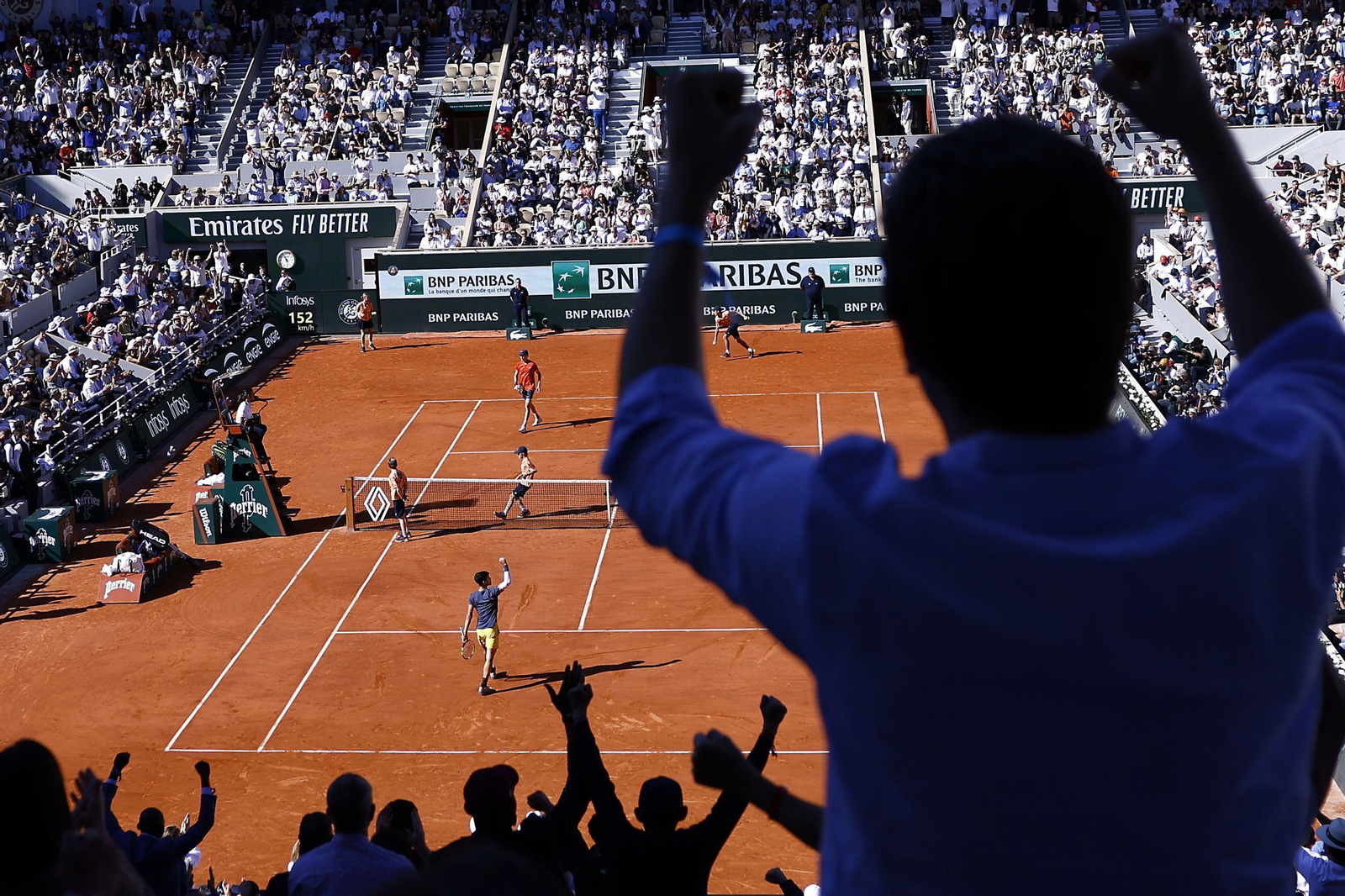 Las mejores fotos de la remontada de Alcaraz a Sinner