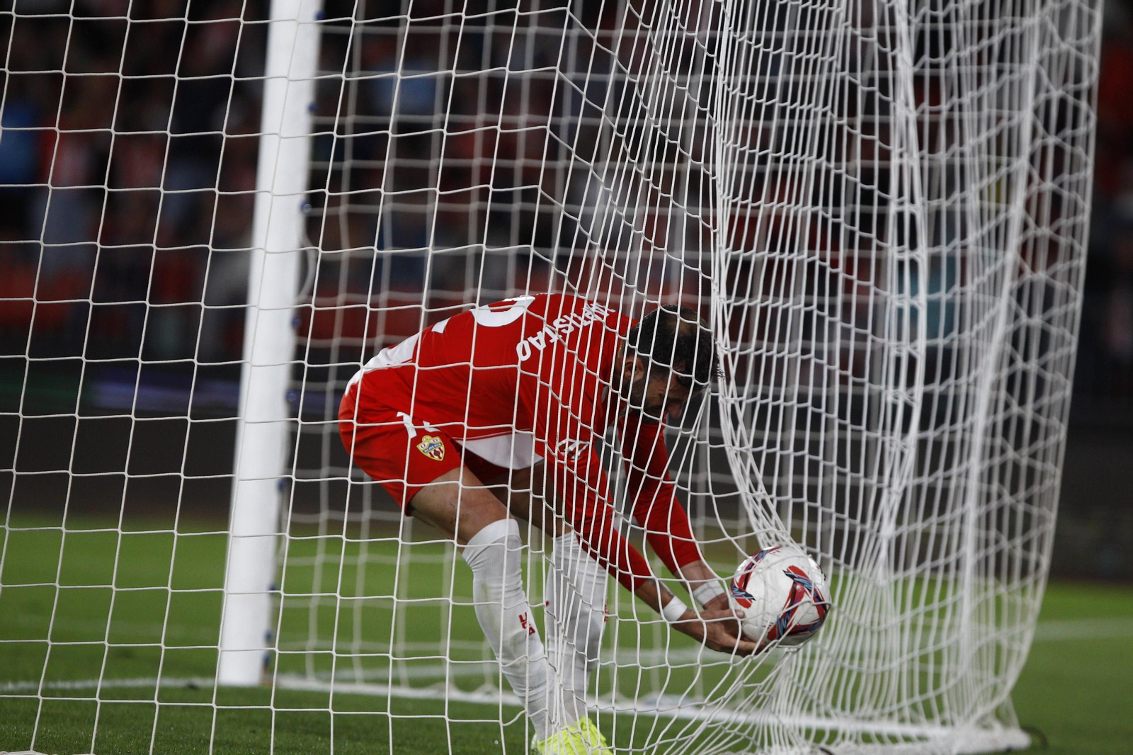 El partido U.D. Almería-Deportivo de La Coruña, en imágenes