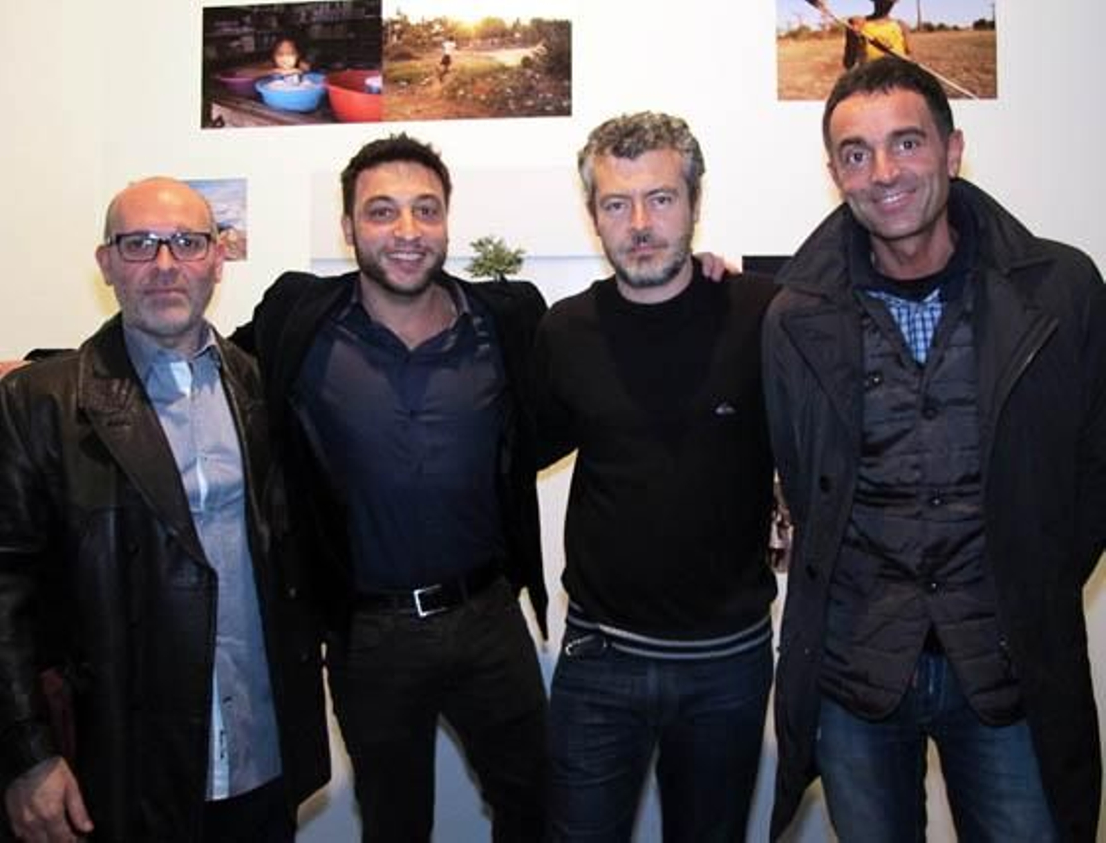 Los fotógrafos Israel Caballero, Eduardo D´Acosta, Lucas Gómez y Dionisio González.

Foto: Victoria Ramírez