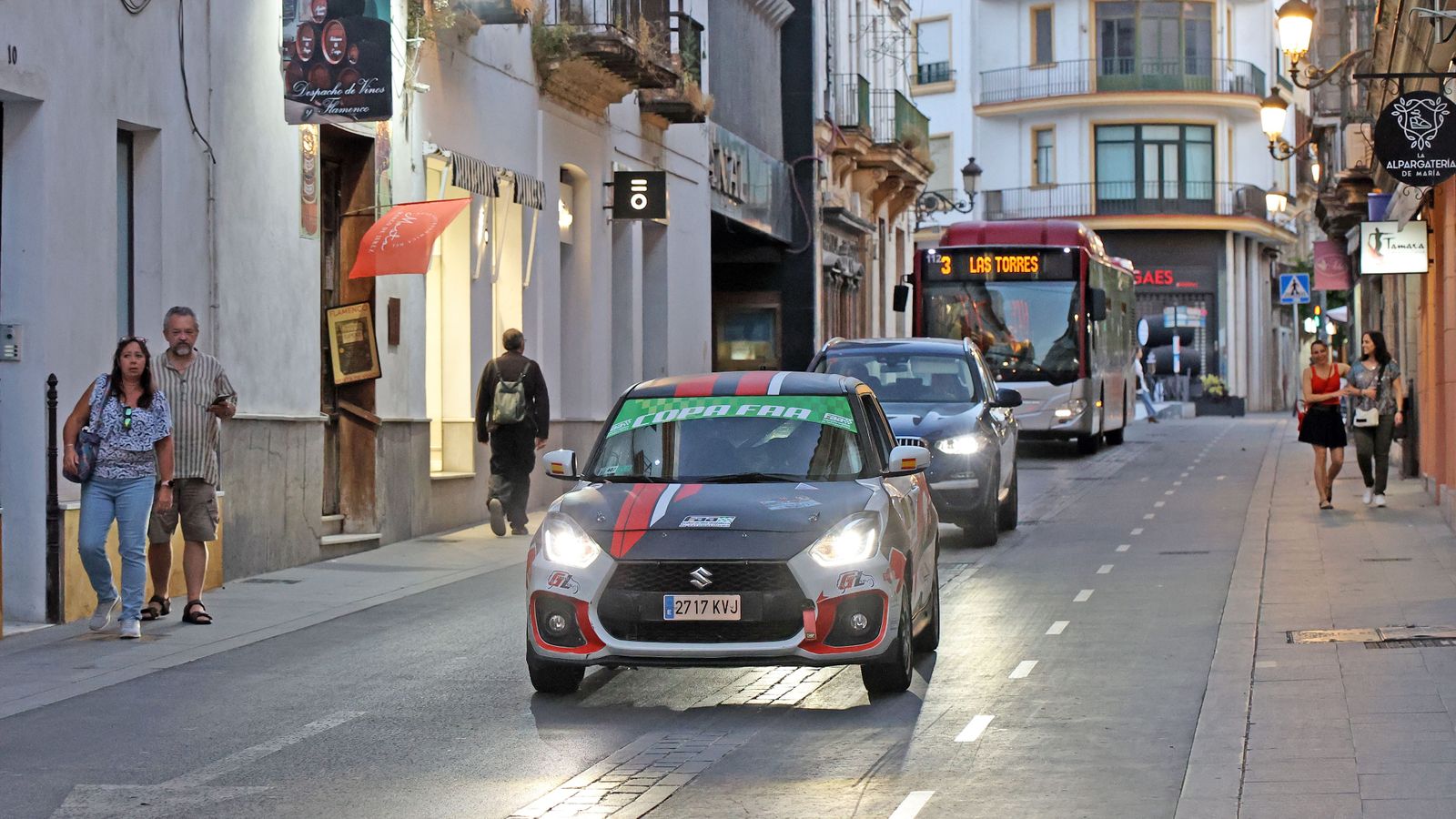 Salida del Rally Ciudad de Jerez 2024