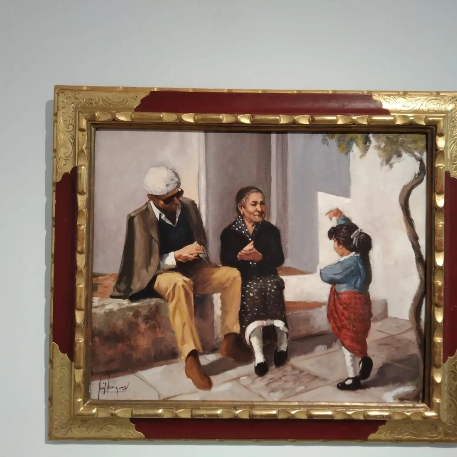 Una de las obras de la exposición.