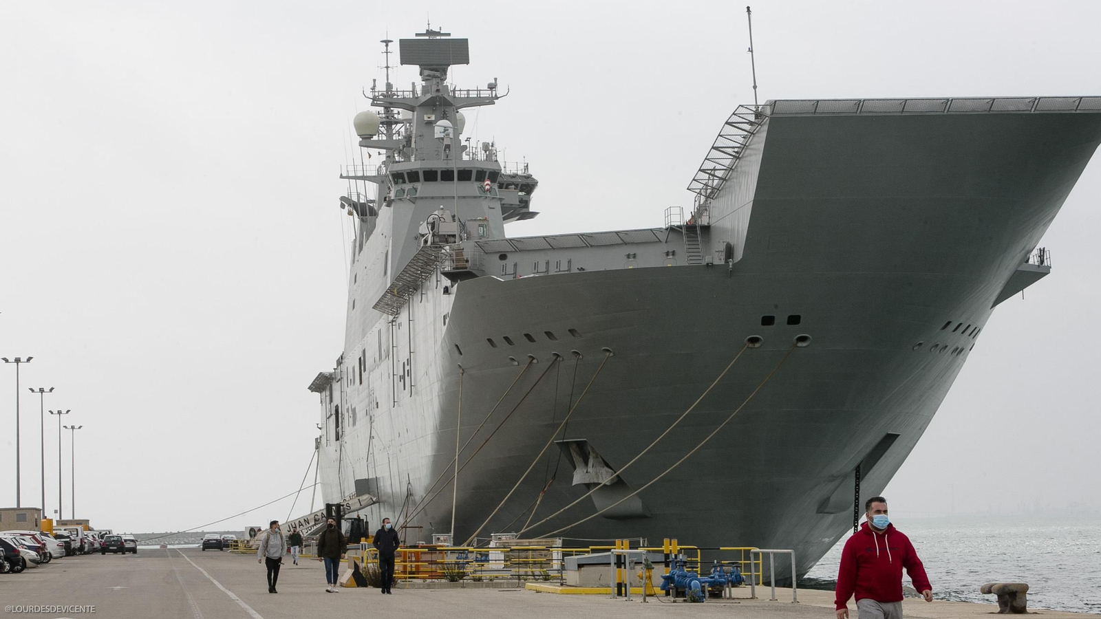 Toma de posesión del nuevo Almirante de la Flota, Eugenio Díaz del Río.