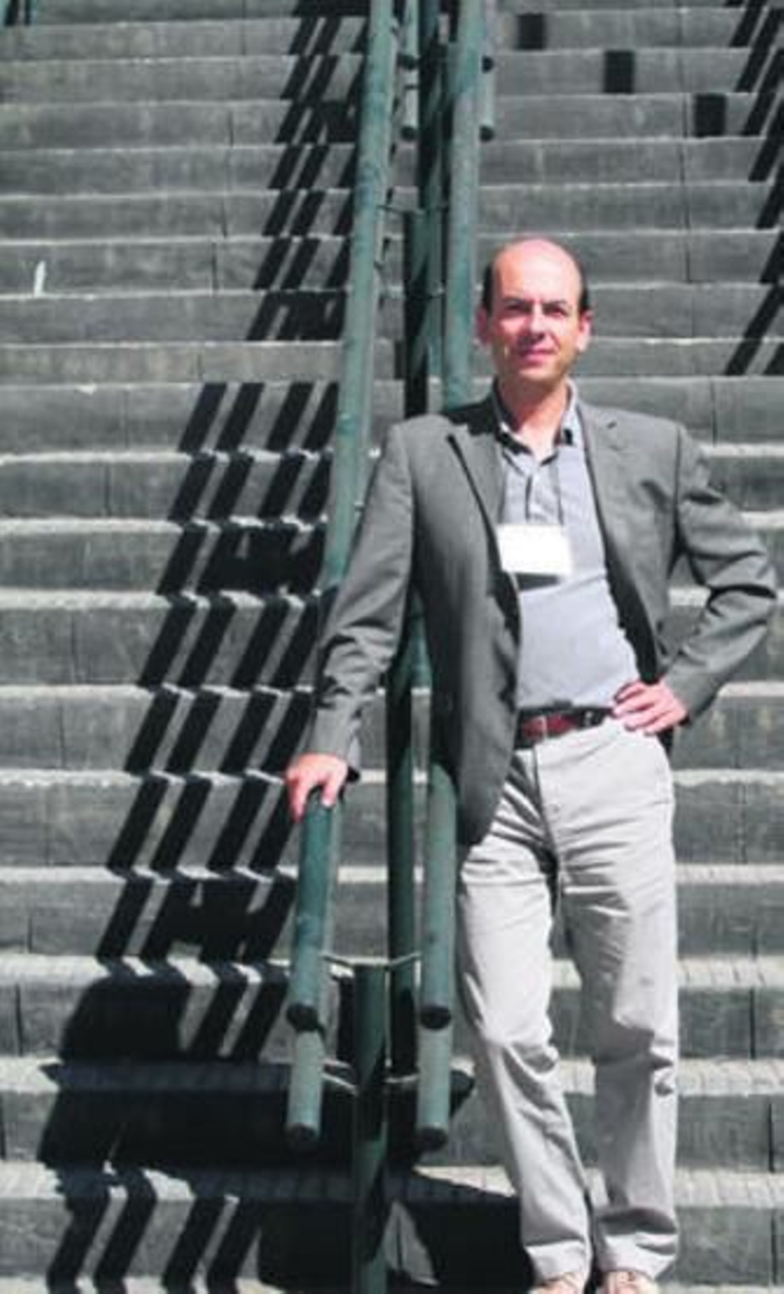 Jordi Galí en la Escuela Técnica Superior de Informática.