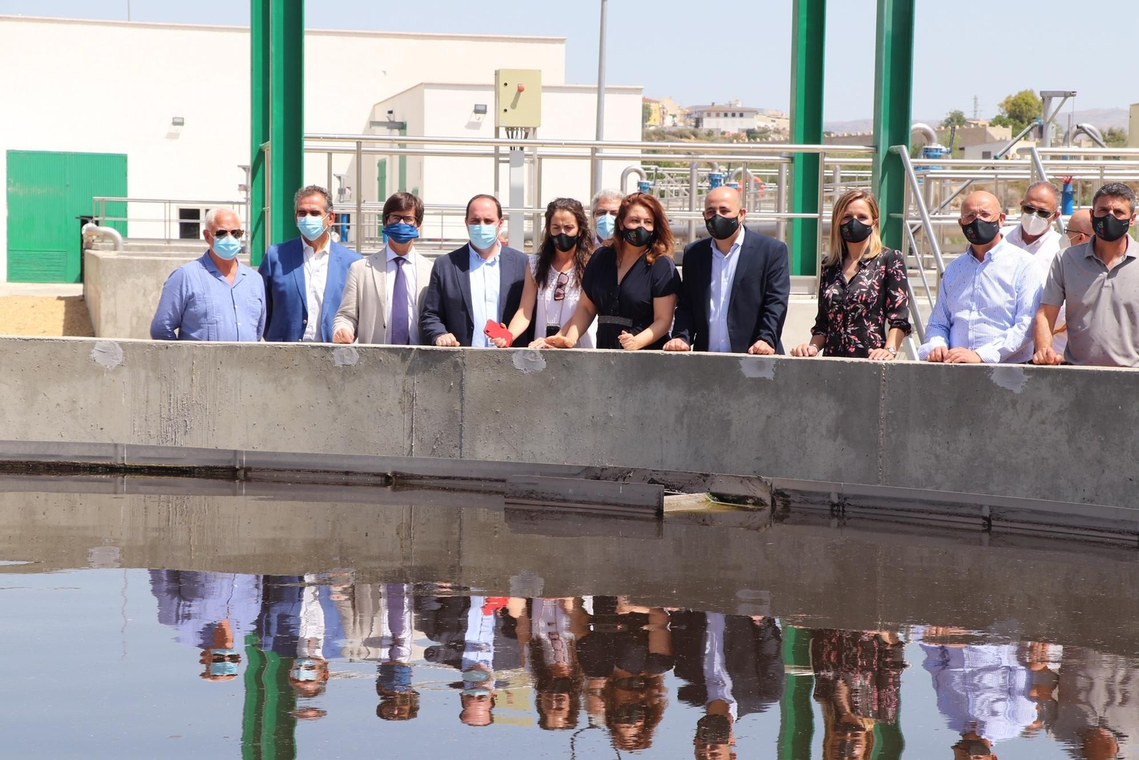 Inauguración de la EDAR DE Huércal-Overa.