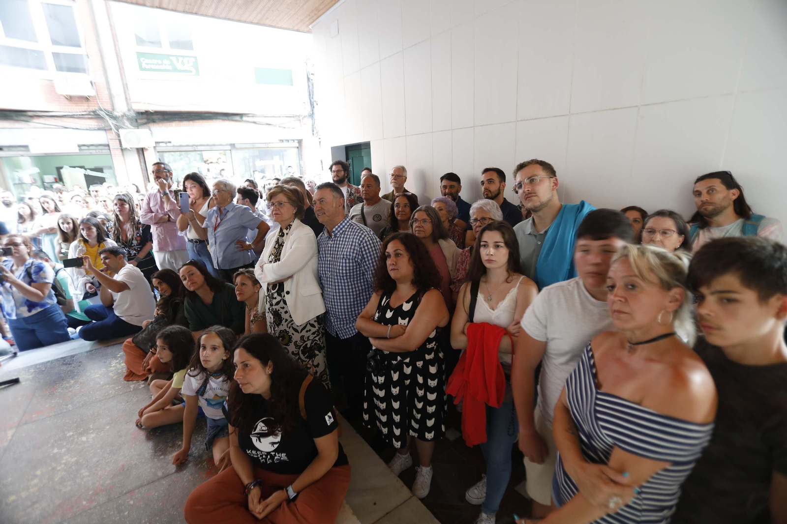 Fotos de la exposición del esqueleto de la ballena Galadriel