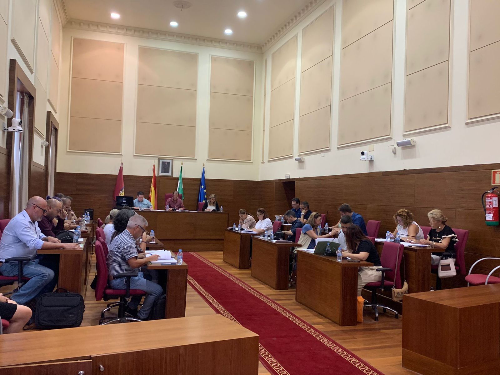 Sesión plenaria del Ayuntamiento de Chiclana.