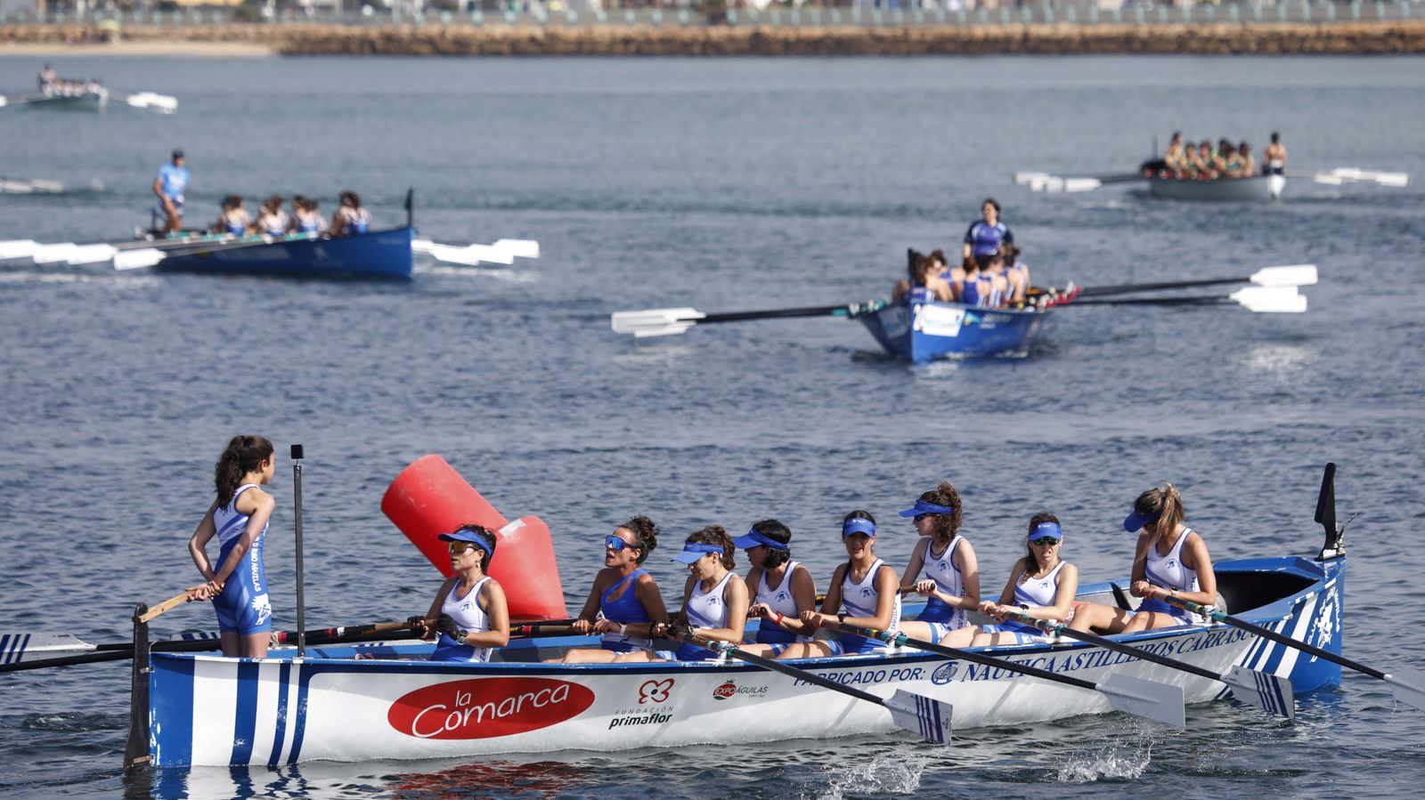 Las fotos de la segunda jornada del Campeonato de España de remo en banco fijo LLaut de La Línea