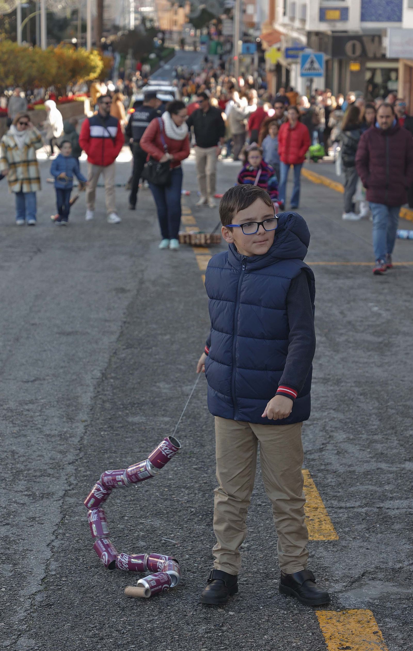 Fotos del arrastre de latas en Algeciras