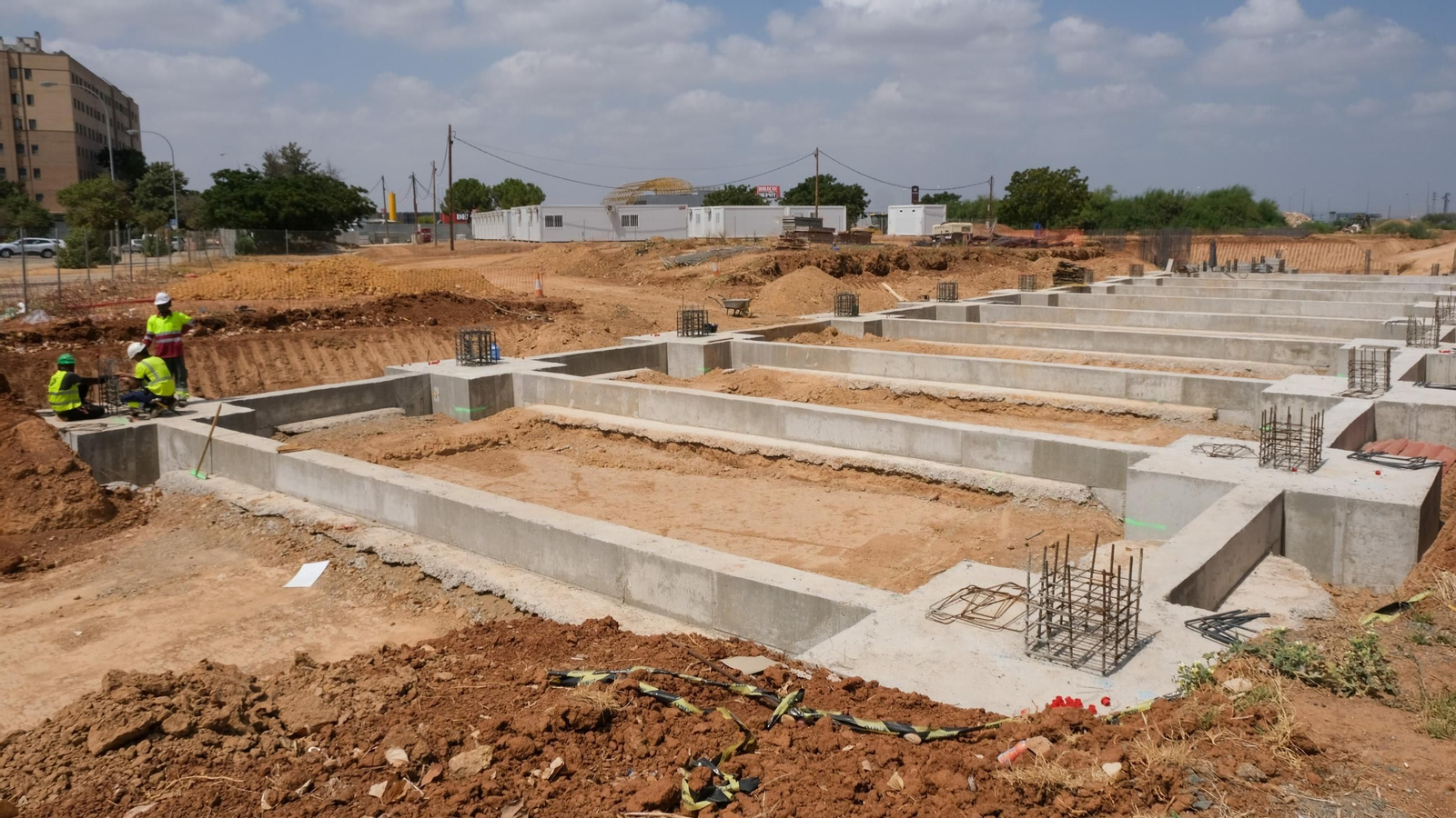 Así avanzan las obras del Metro de Sevilla en Pino Montano