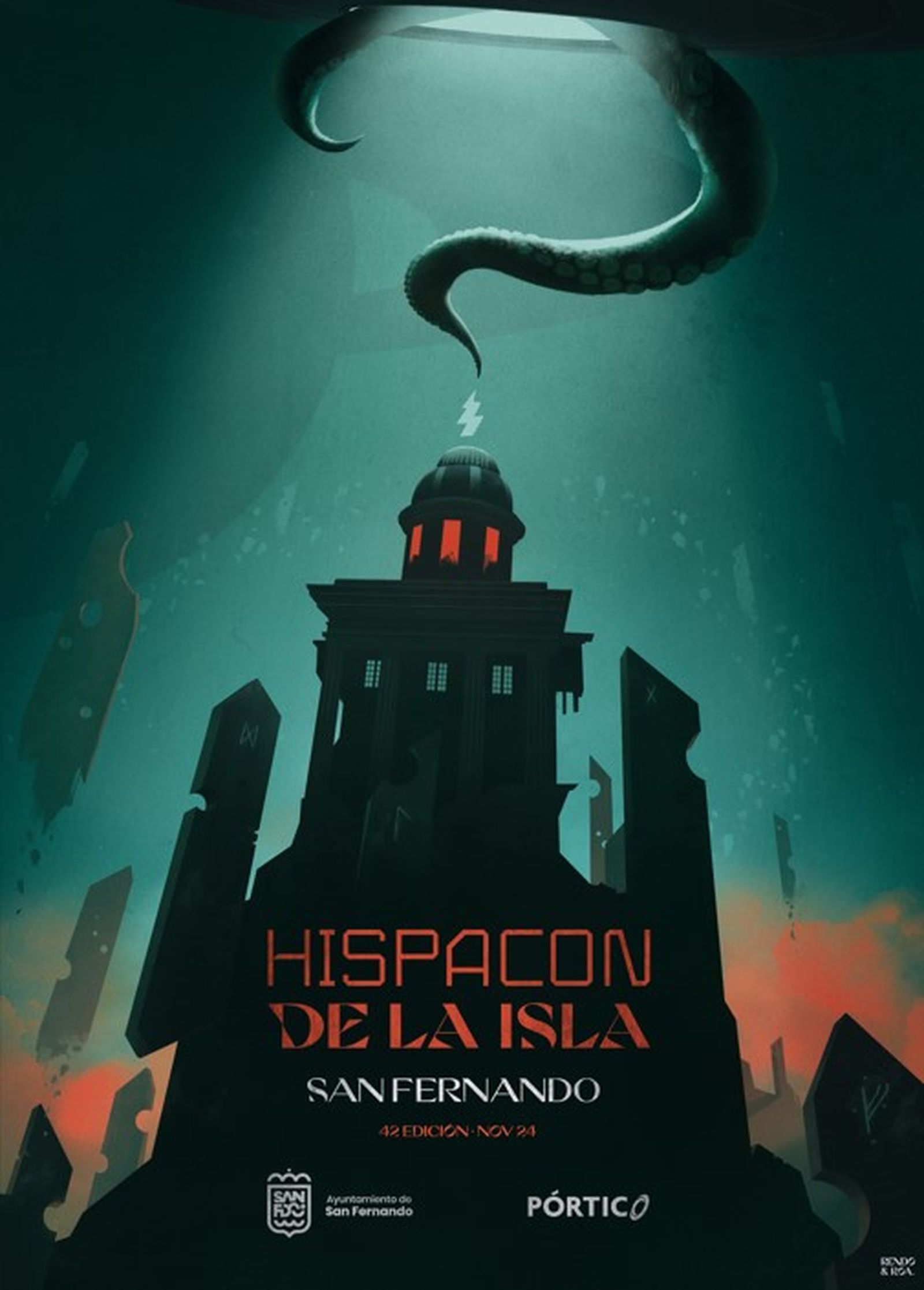 Cartel anunciador de la convención.