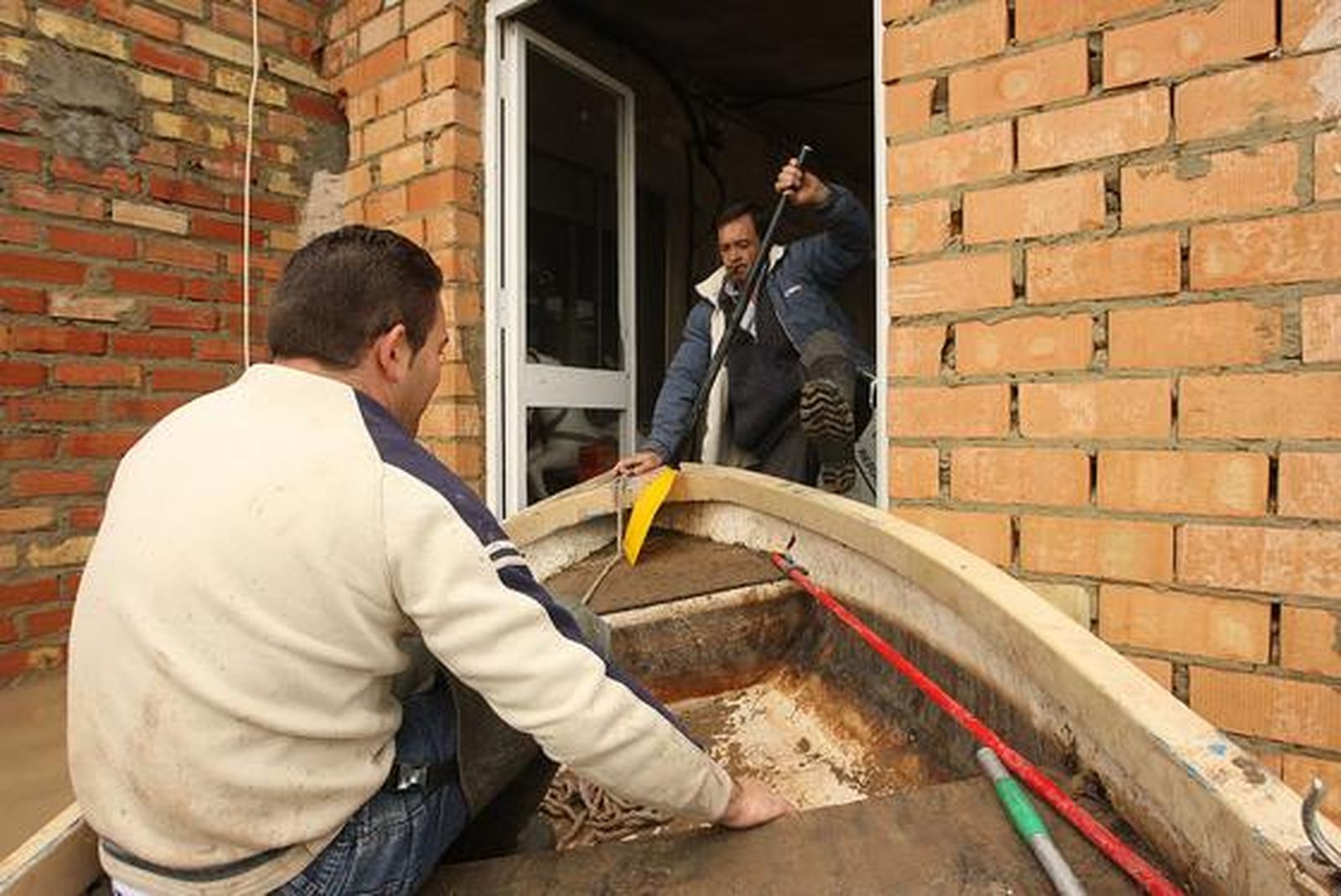 El agua ha alcanzado hasta dos metros en algunos puntos.

Foto: Juan Carlos Toro