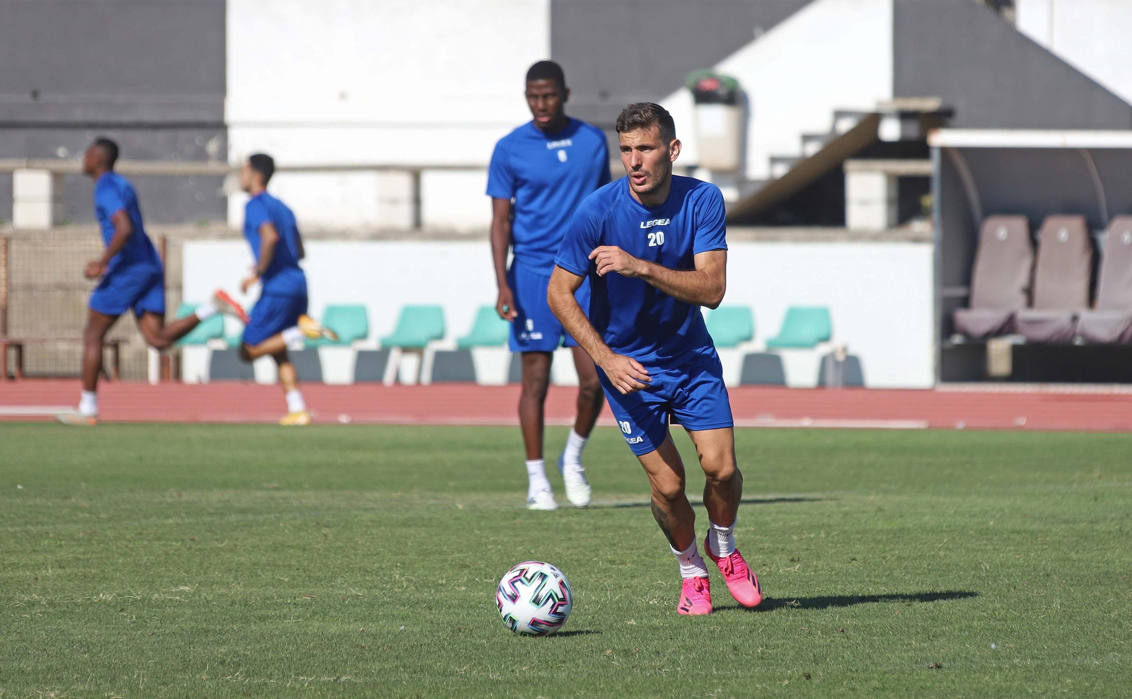 Jáuregui, durante un entrenamiento