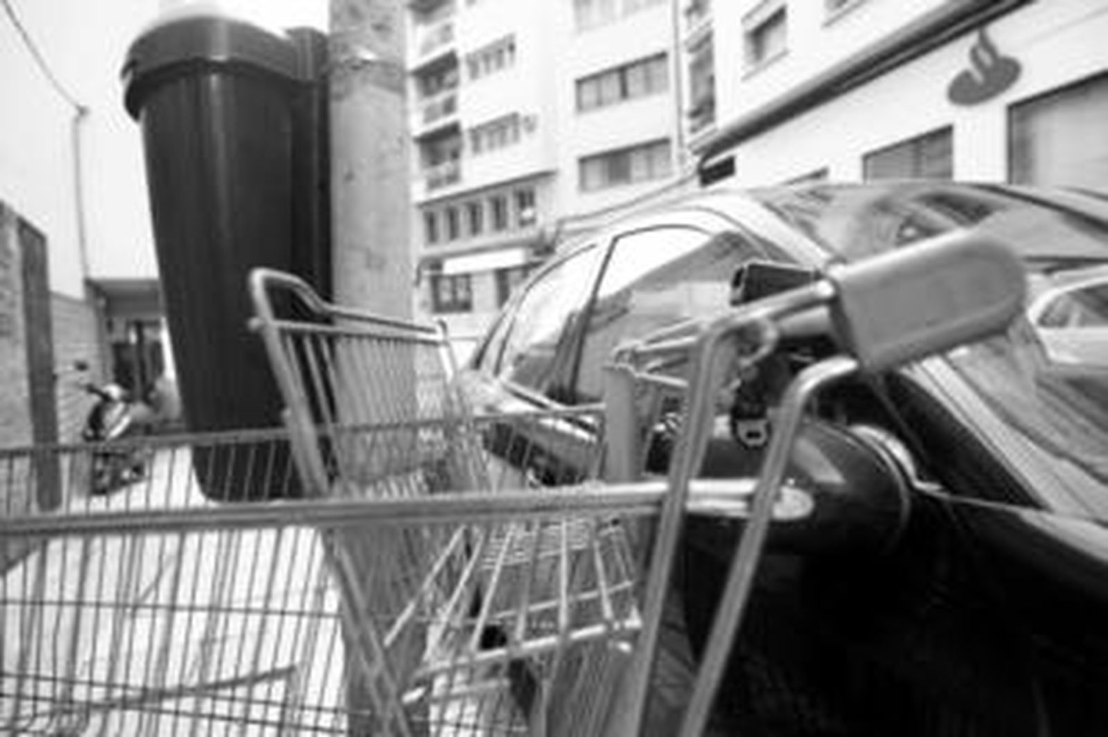 Carritos en la vía pública