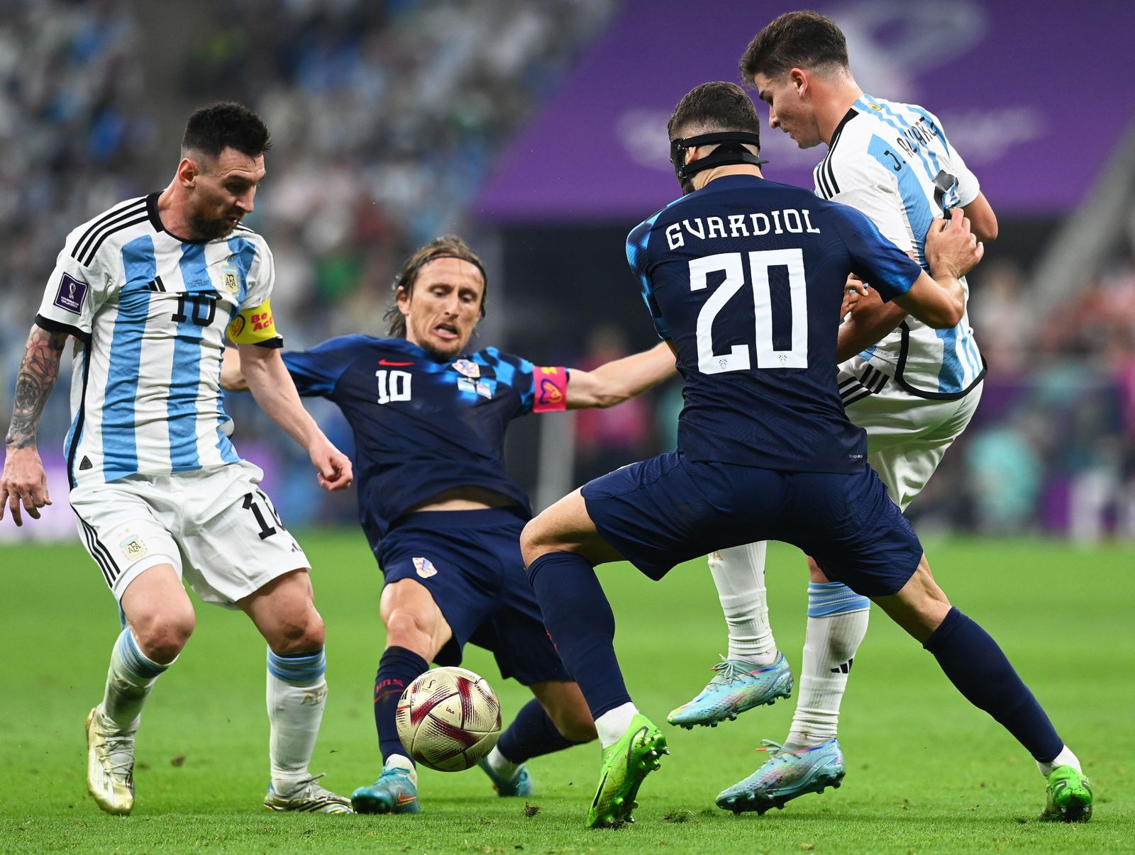 Las fotos de Messi contra Croacia
