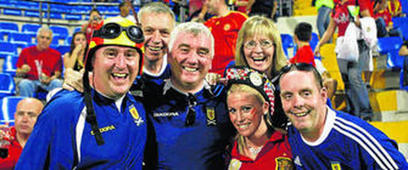 Lección de convivencia entre aficiones