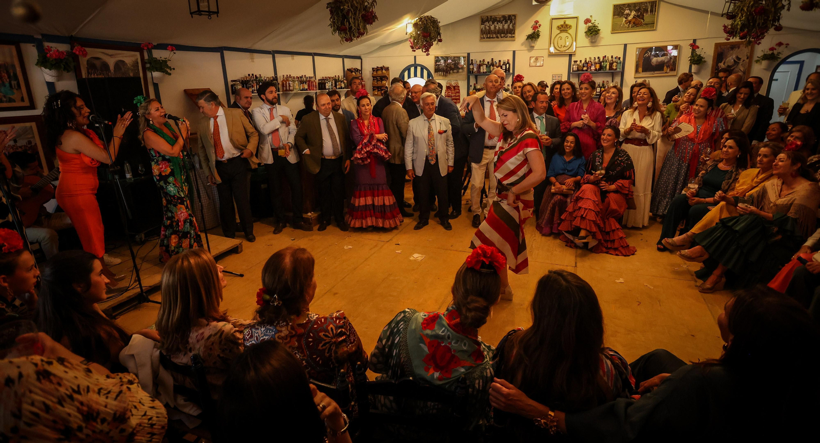 Imágenes del ambiente el lunes en la Feria de Jerez 2024