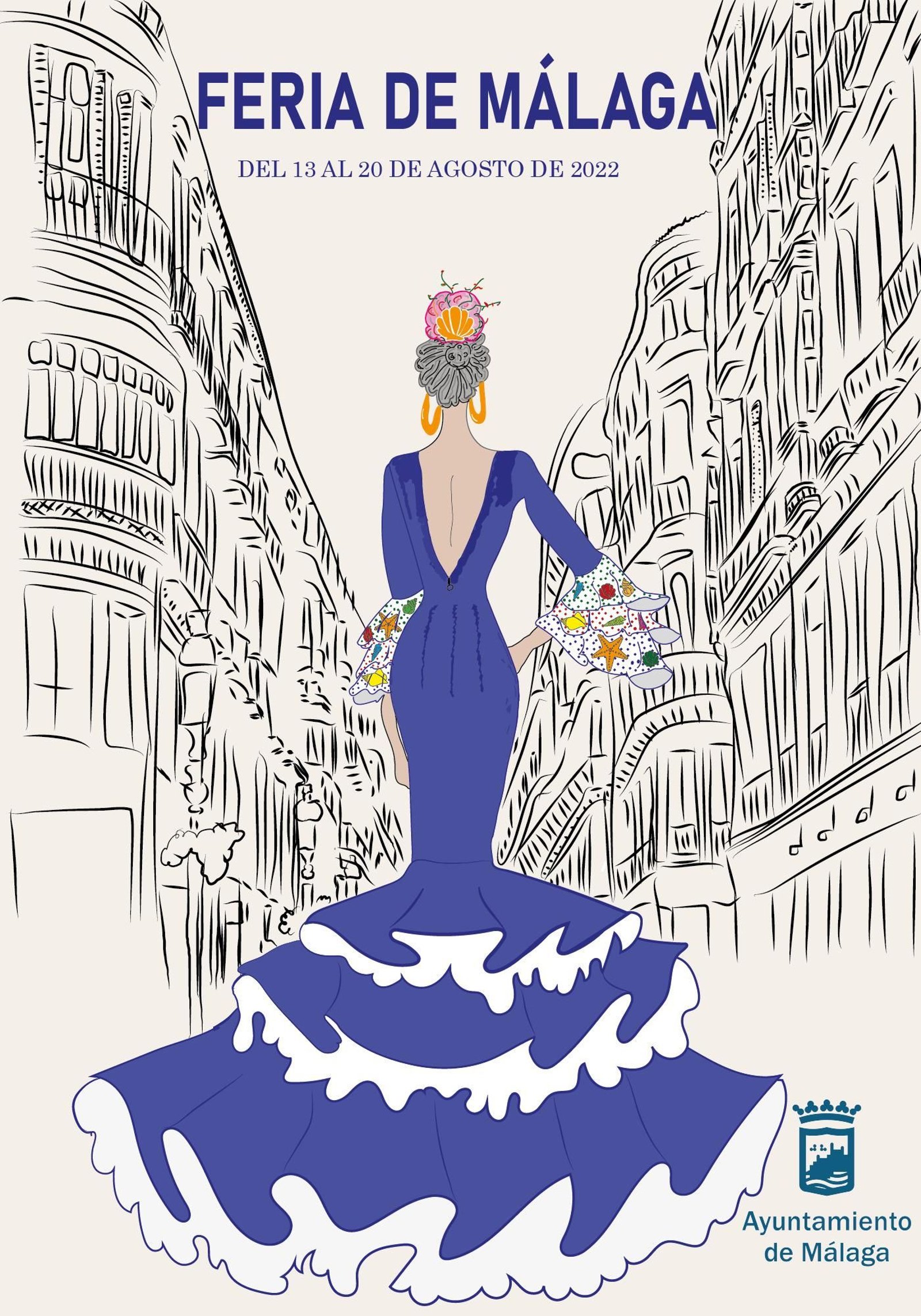Cartel de la Feria de 2022: "La mar de Feria" Cartel 2022: "La mar de Feria"