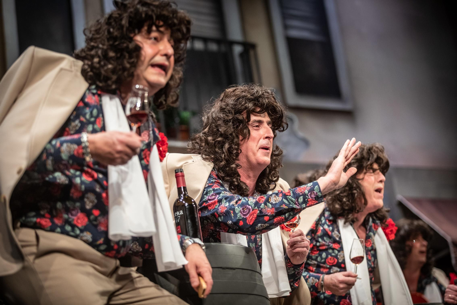 La chirigota del Selu 'Los quemasangre'.