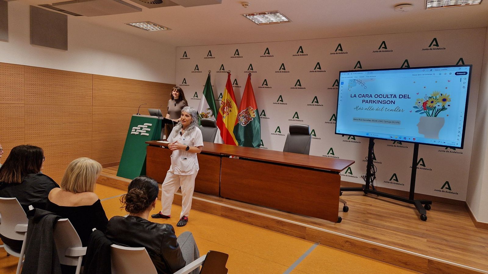 El taller "La cara oculta del Parkinson"