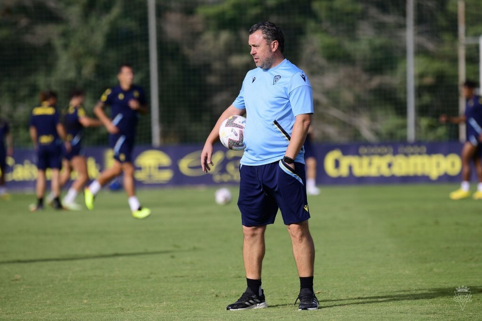 Sergio González en un entrenamiento.
