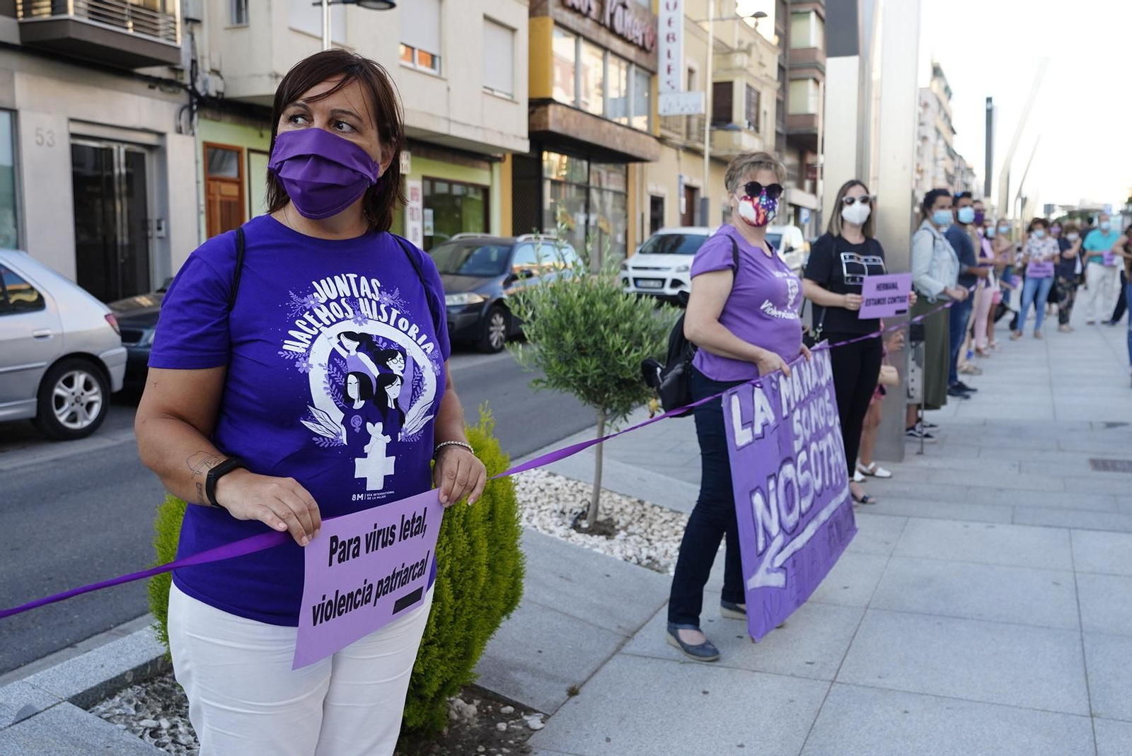 La concentración contra la sentencia de la Manada celebrada en Pozoblanco, en fotos