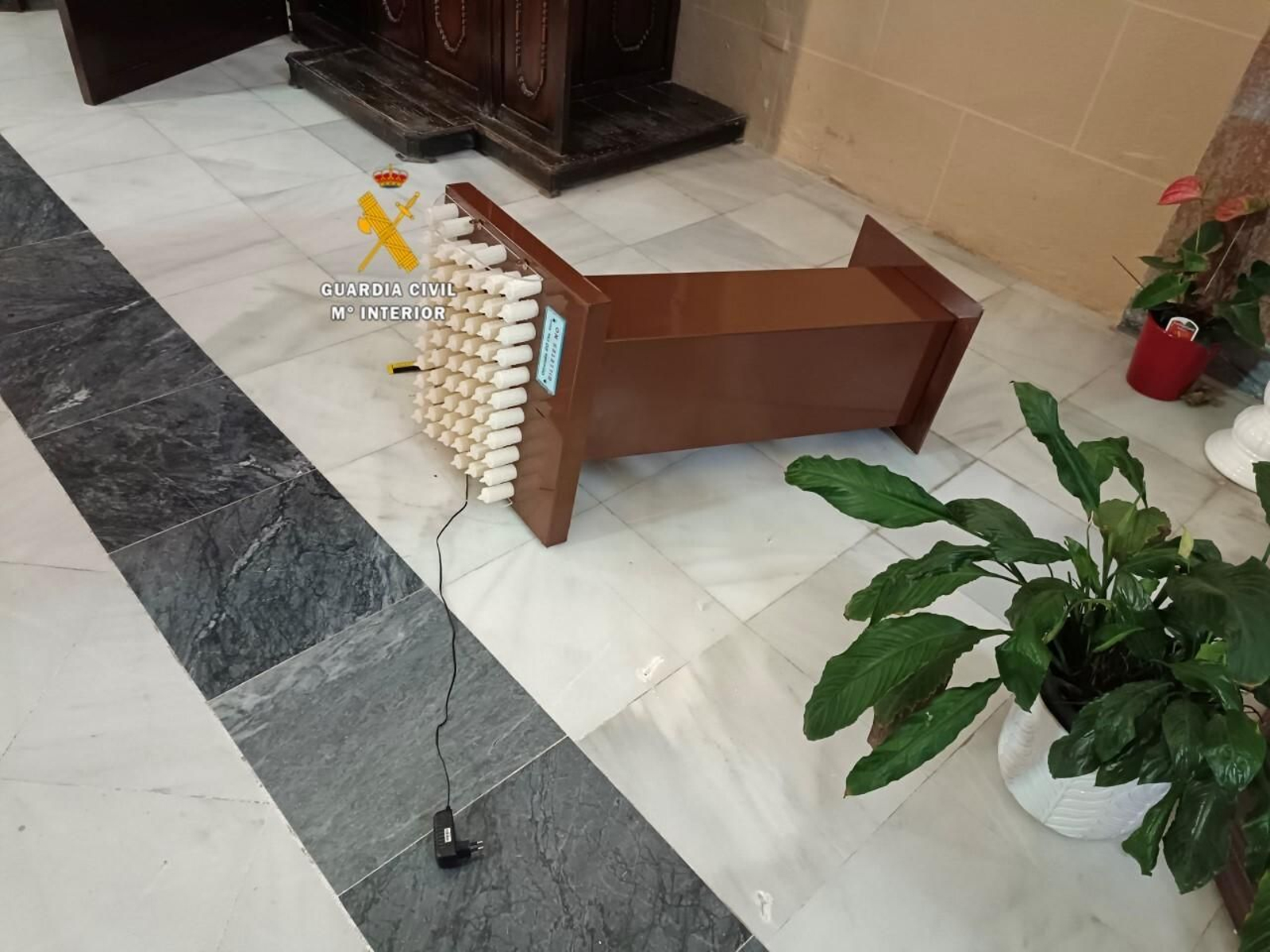 Destrozos en la Iglesia de San Juan