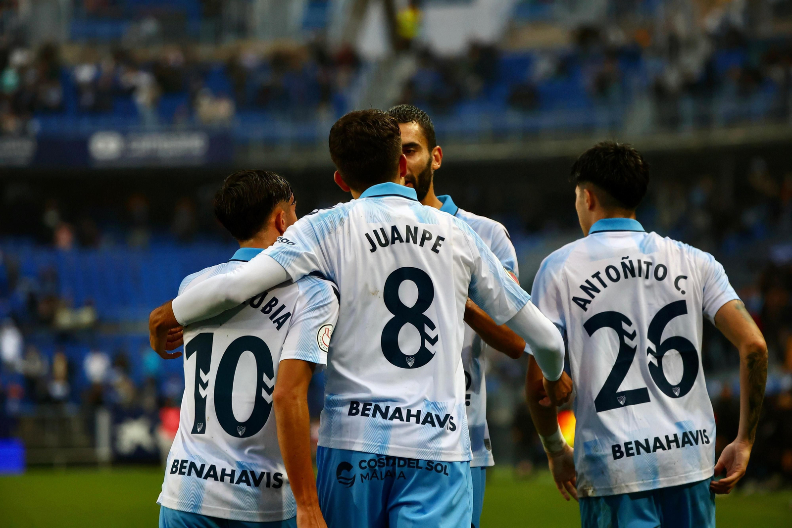 El Málaga CF - Eldense, en fotos