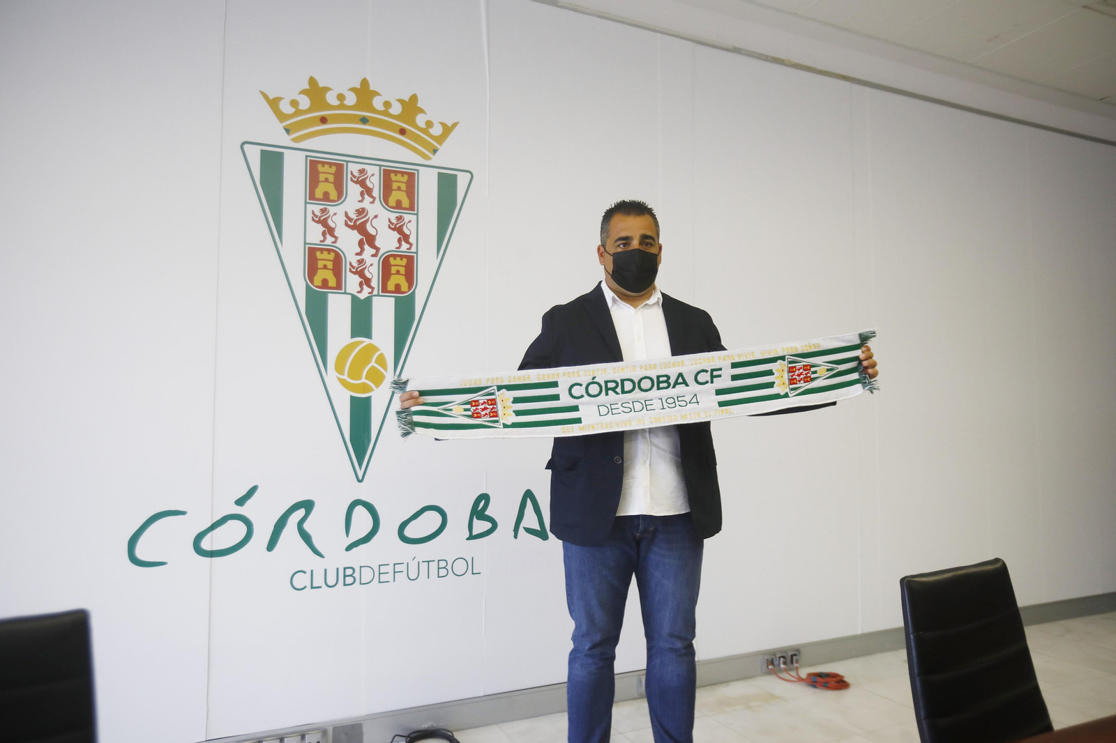 La presentación de Germán Crespo como técnico del Córdoba CF, en imágenes