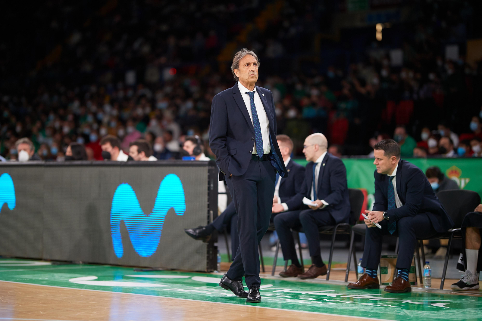 Luis Casimiro, en la banda de San Pablo.