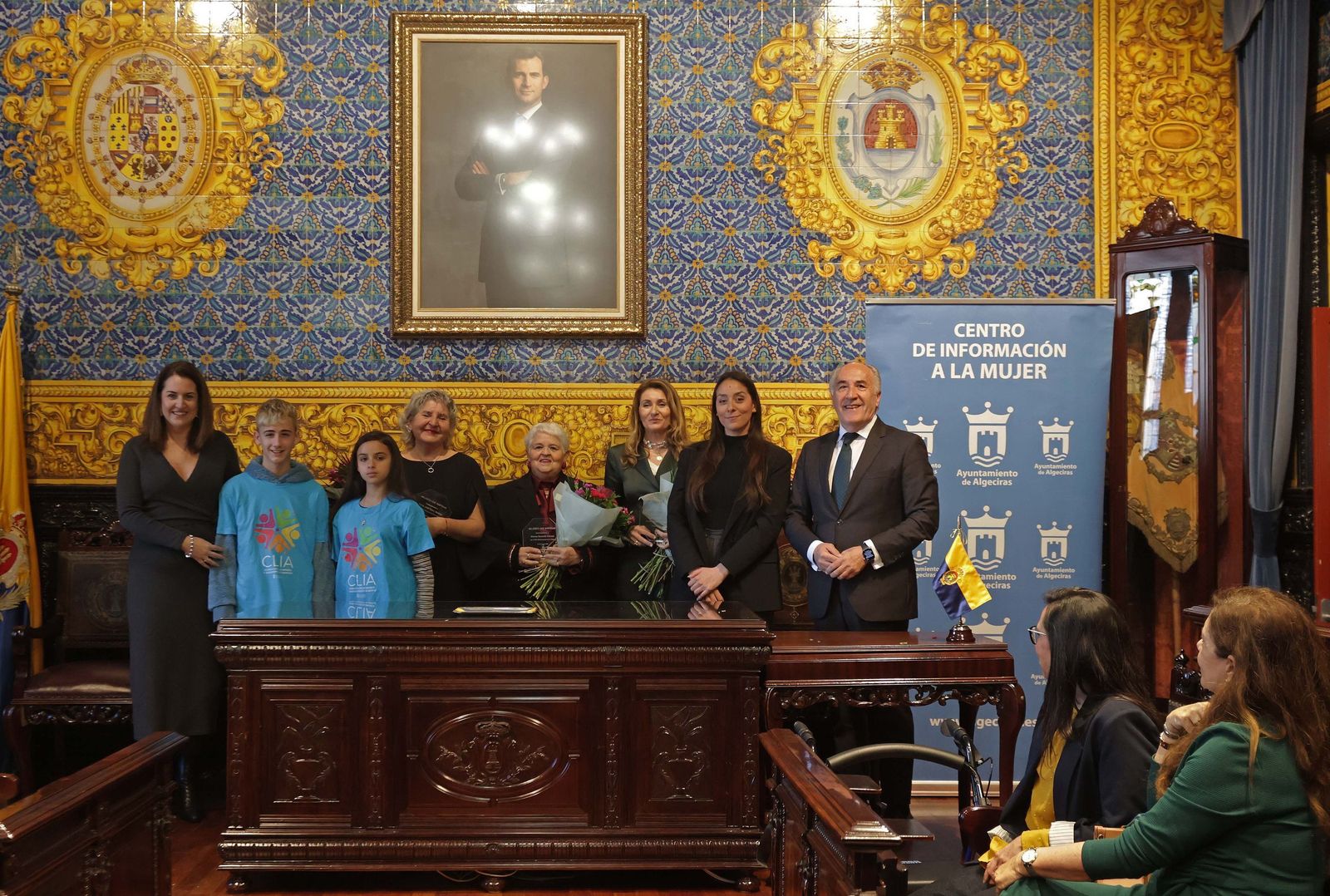 Fotos del acto institucional Mujeres que inspiran en el Ayuntamiento de Algeciras