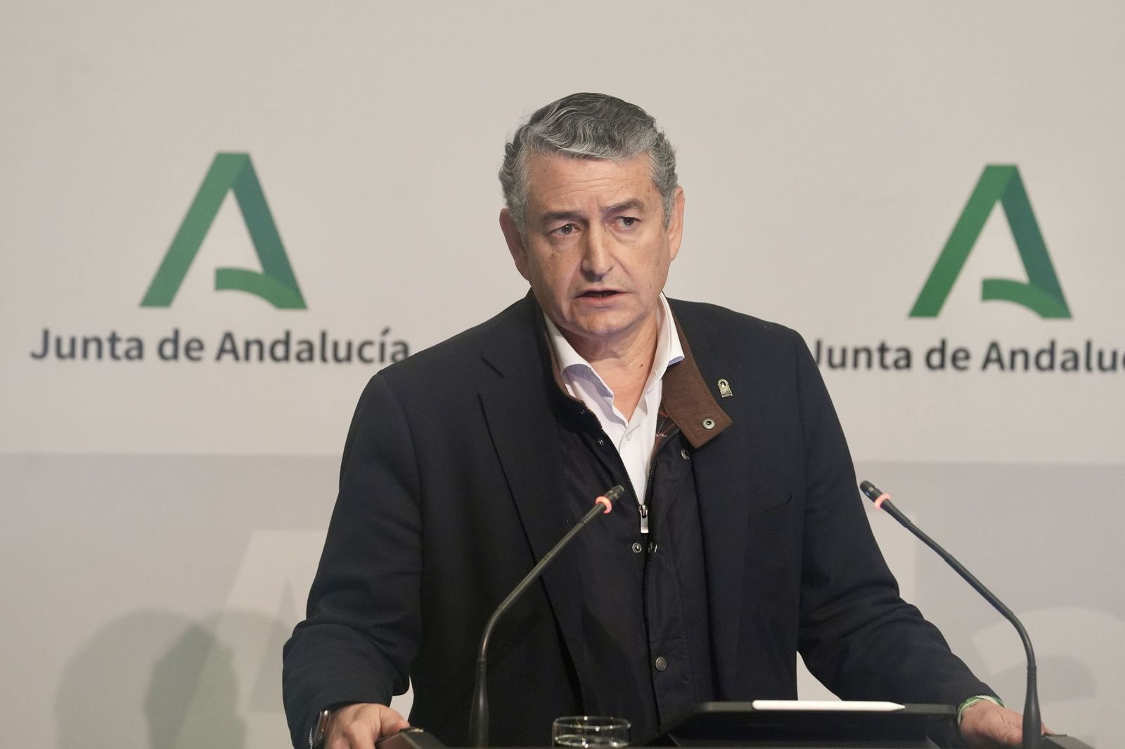 El consejero de Sanidad, Presidencia y Emergencias de la Junta, Antonio Sanz.