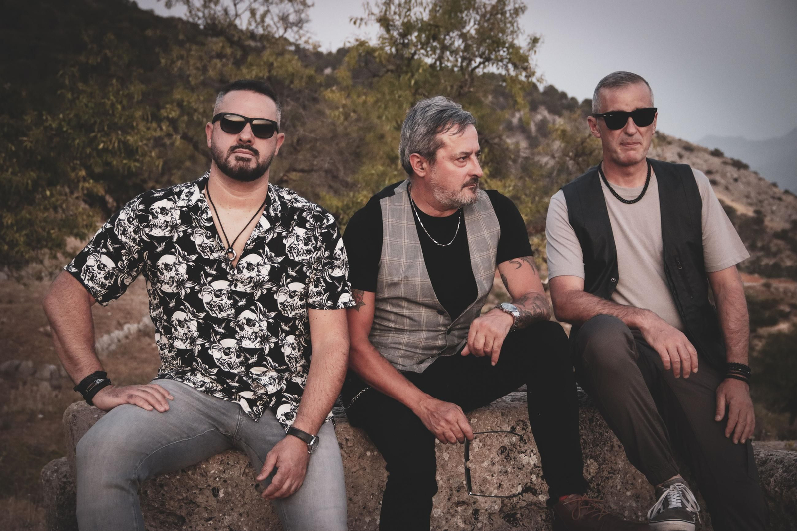 La banda Exilio a Plutón en una imagen promocional