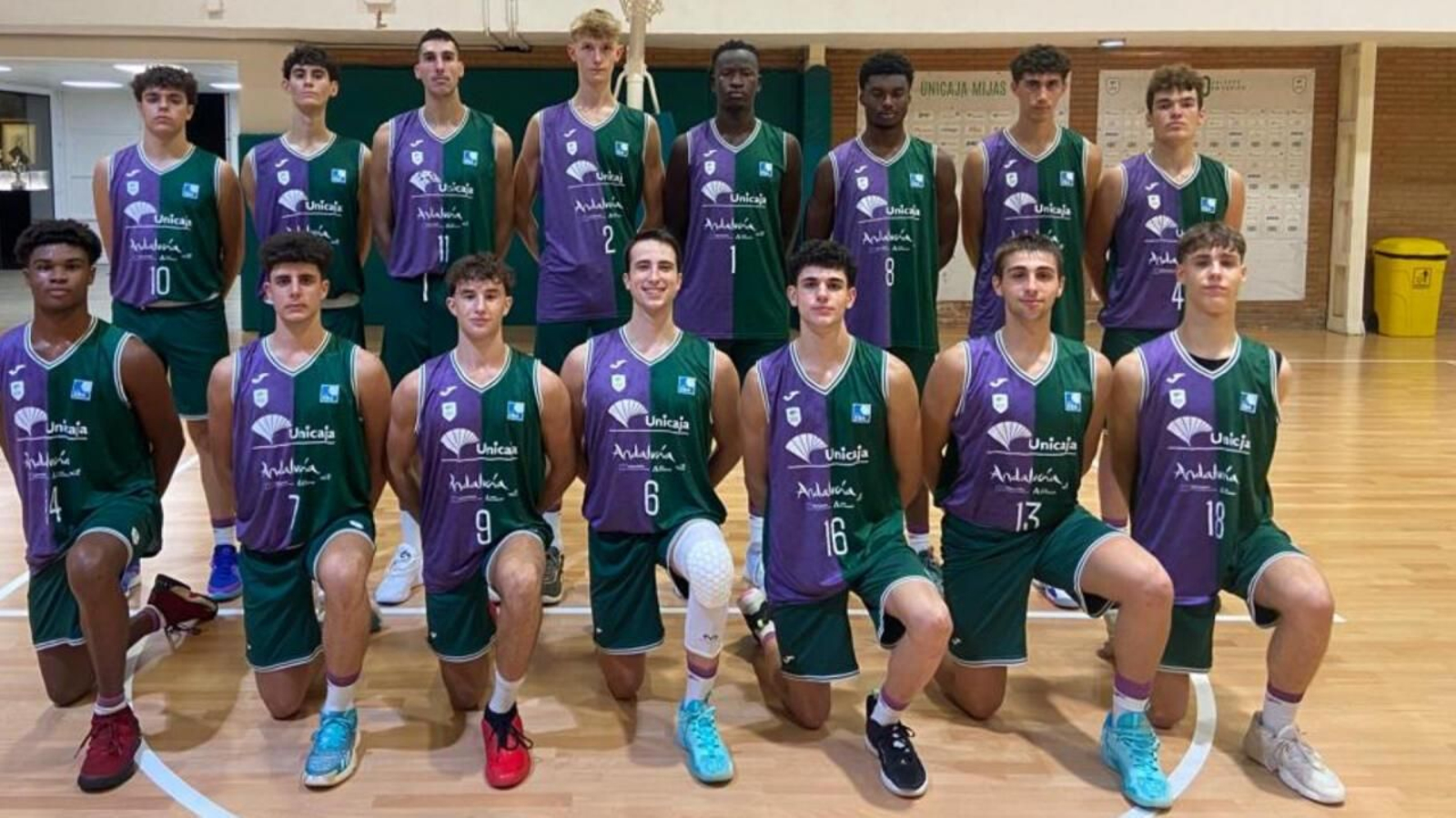 La plantilla del Unicaja de Liga EBA