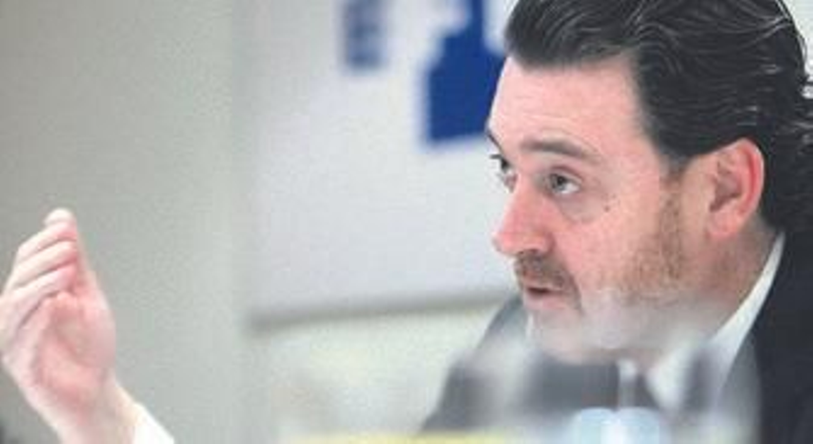 Miguel Zugaza, durante la entrevista.